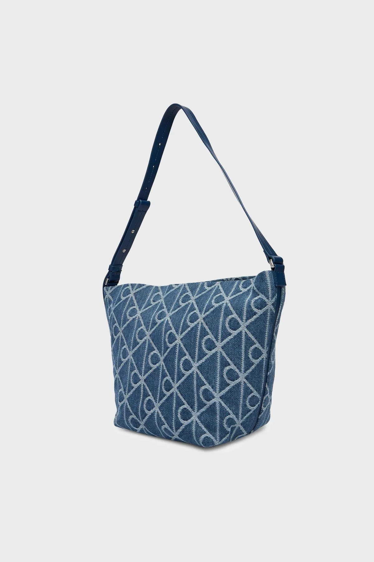 Calvin Klein Logolu Ayarlanabilir Askılı LV04F3432GYBN Bayan Çanta LV04F3432G YBN MAVİ - 3