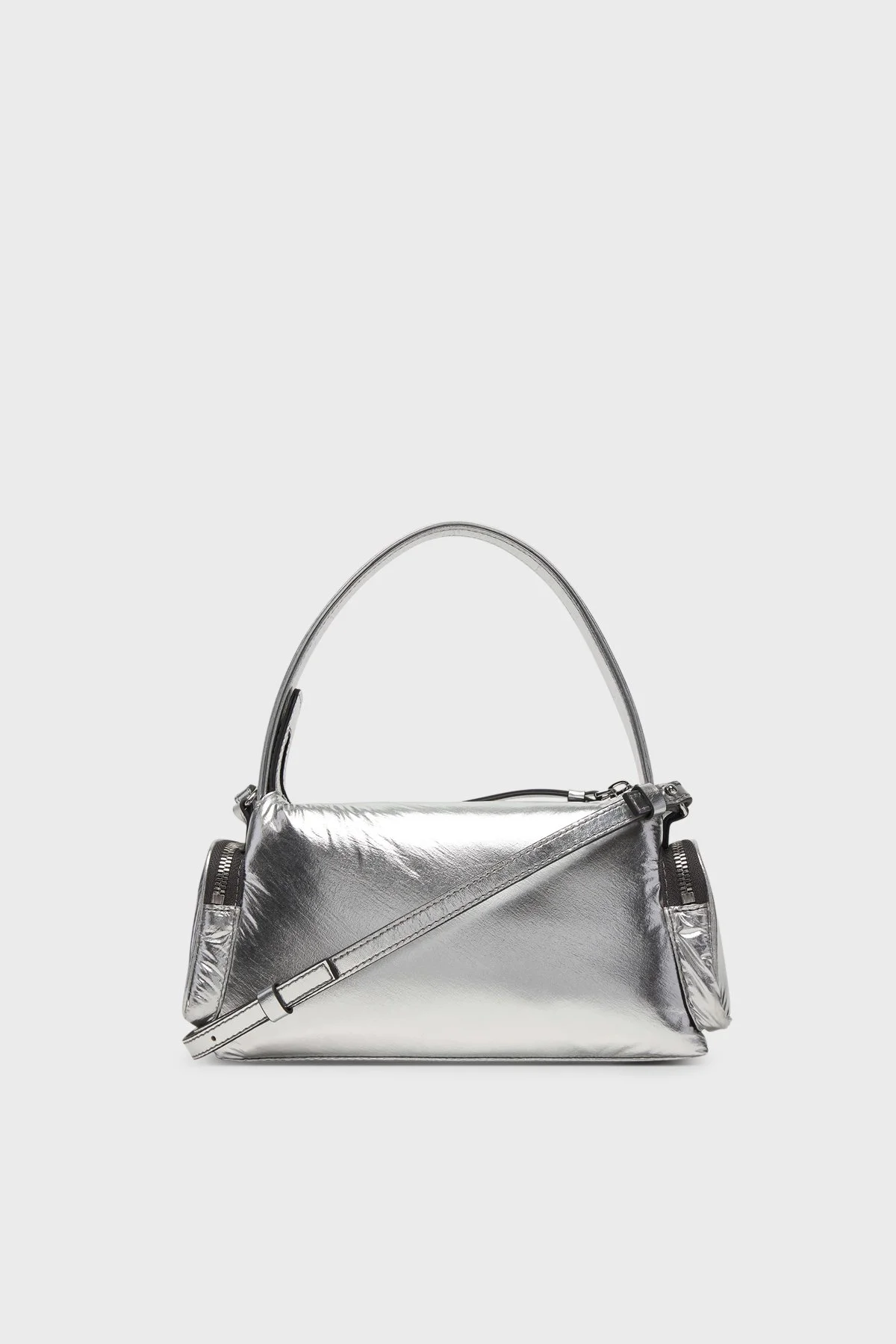 Calvin Klein Logolu Ayarlanabilir Askılı LV04F3443GBY2 Bayan Çanta LV04F3443G BY2 GÜMÜŞ - 3