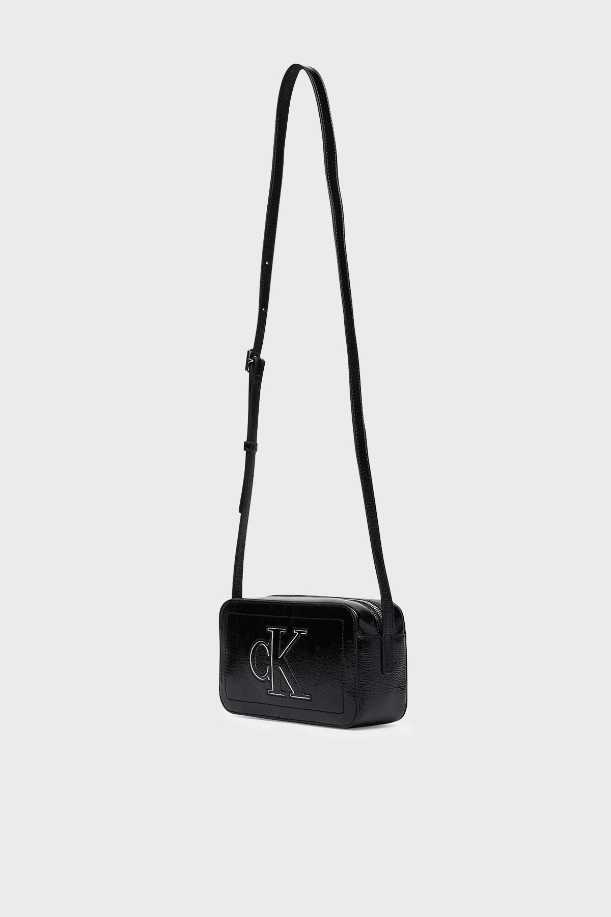 Calvin Klein Logolu Ayarlanabilir Askılı LV04F3685GUB1 Kadın Çanta LV04F3685G UB1 Siyah - 4