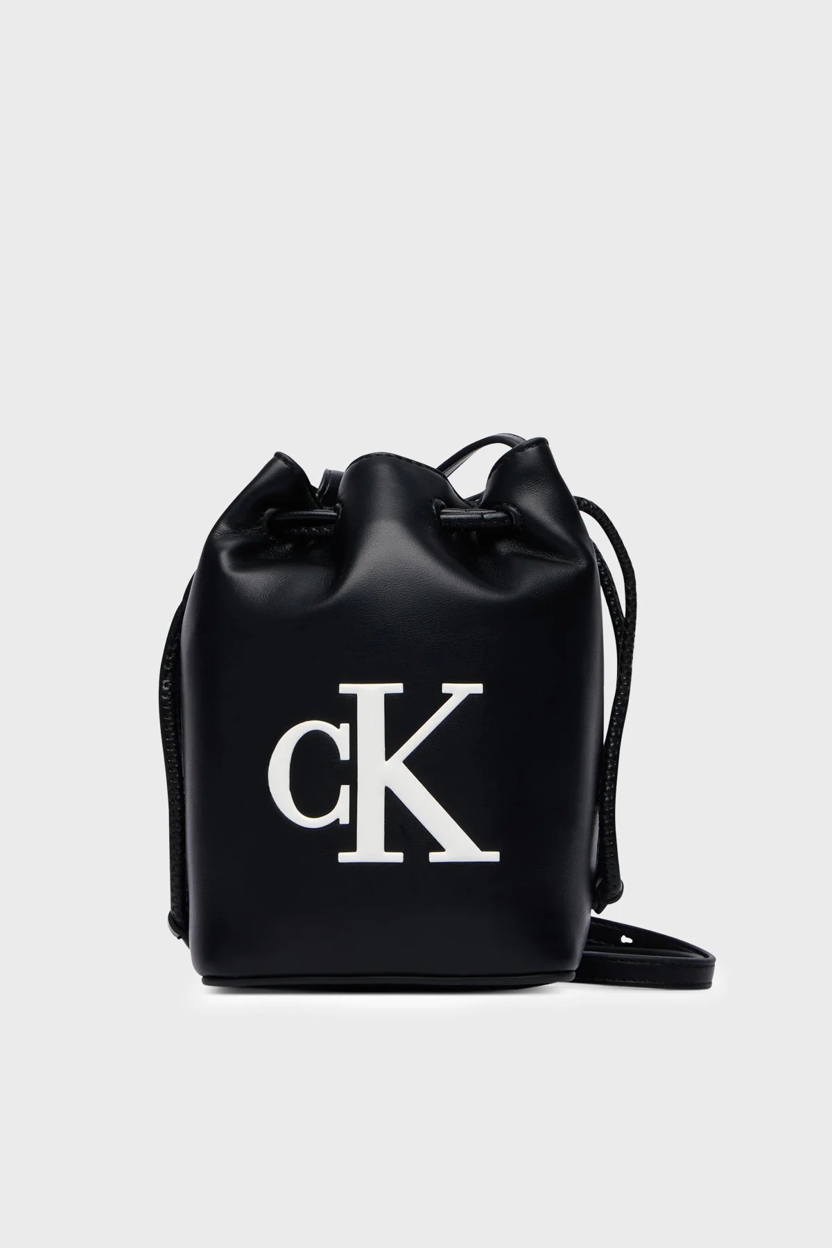 Calvin Klein Logolu Ayarlanabilir Askılı LV04F3870G3L2 Kadın Çanta LV04F3870G 3L2 Siyah - 1
