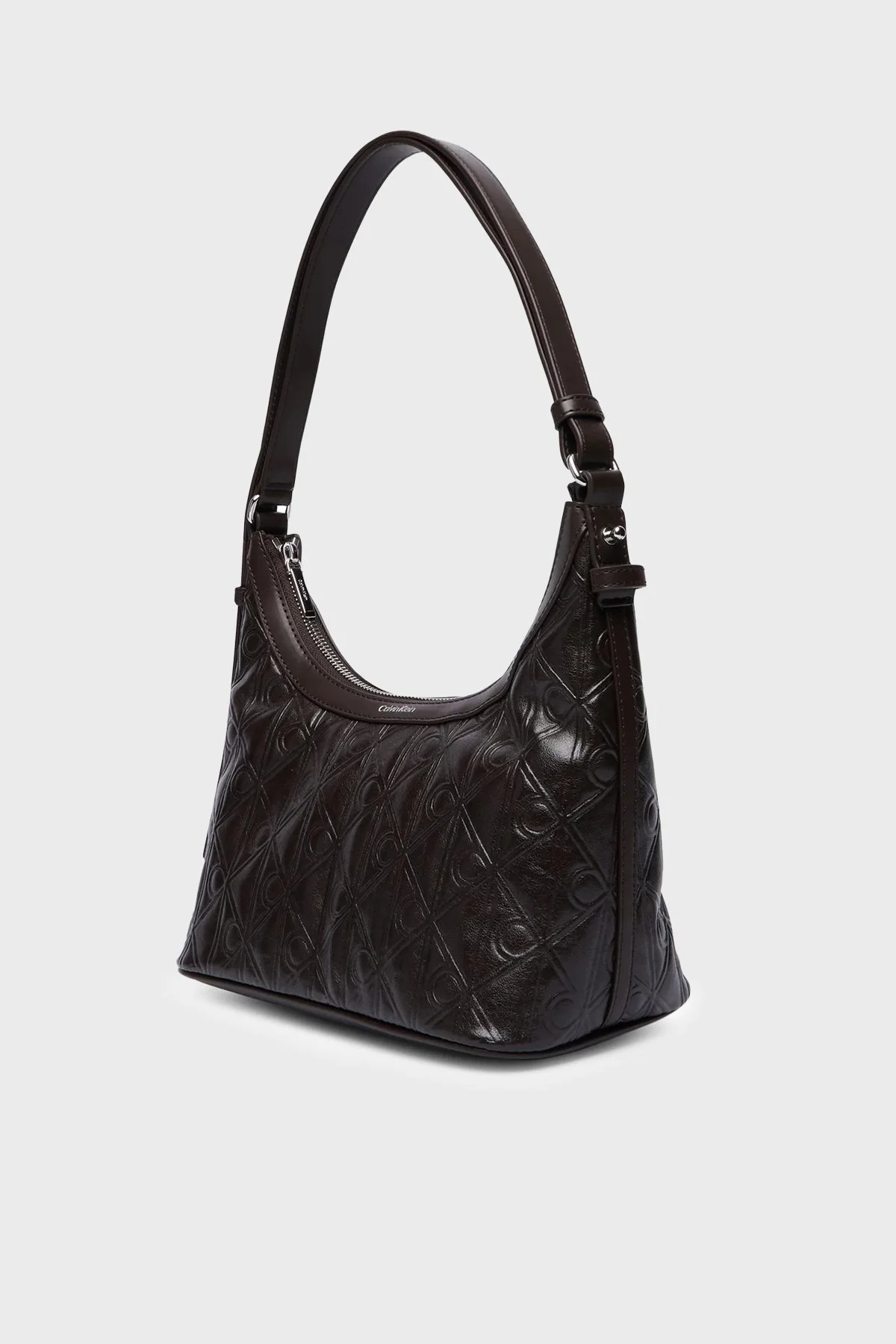 Calvin Klein Logolu Ayarlanabilir Askılı LV04F3874GBAL Kadın Çanta LV04F3874G BAL Kahve - 4