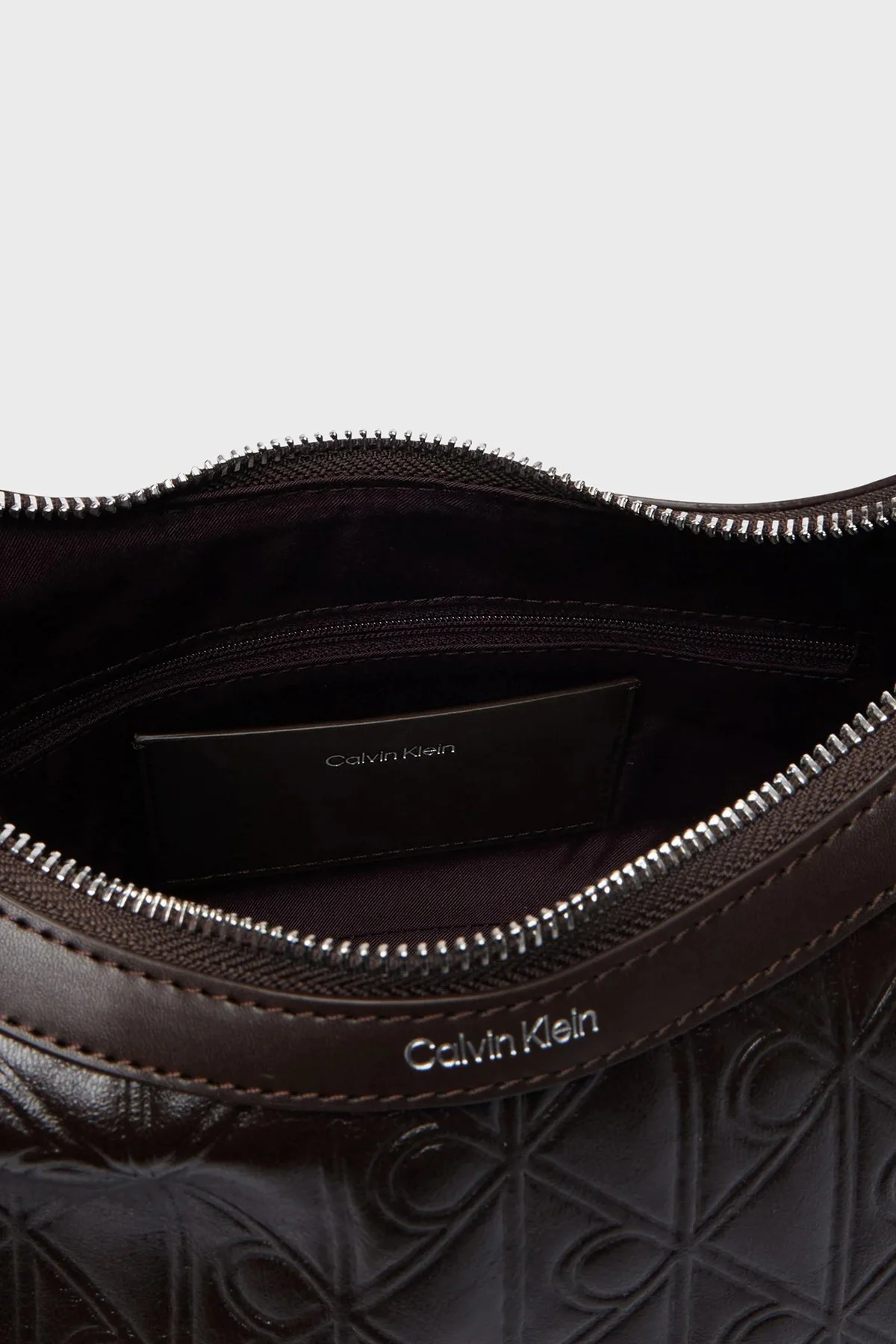 Calvin Klein Logolu Ayarlanabilir Askılı LV04F3874GBAL Kadın Çanta LV04F3874G BAL Kahve - 5