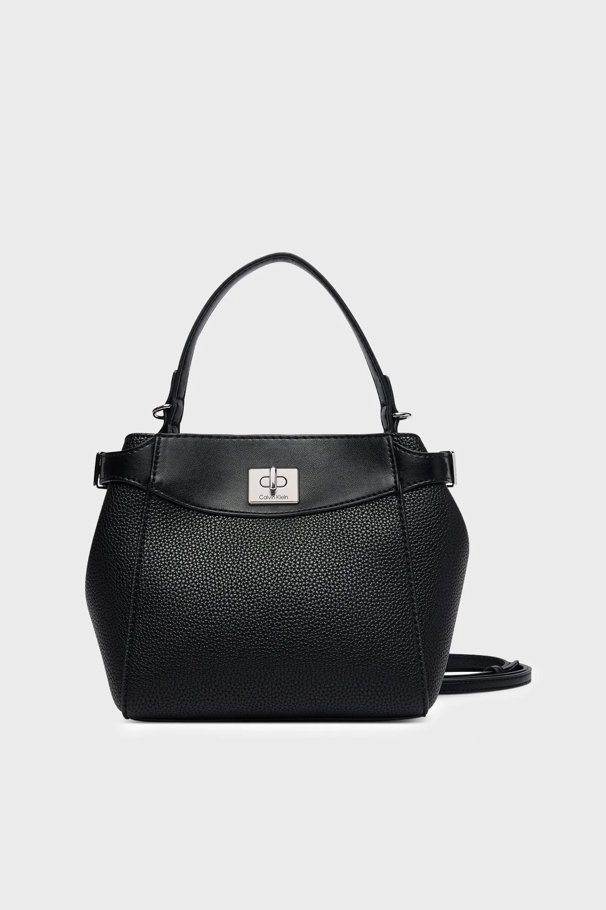 Calvin Klein Logolu Ayarlanabilir Askılı LV04F3885GUB1 Kadın Çanta LV04F3885G UB1 Siyah - 1