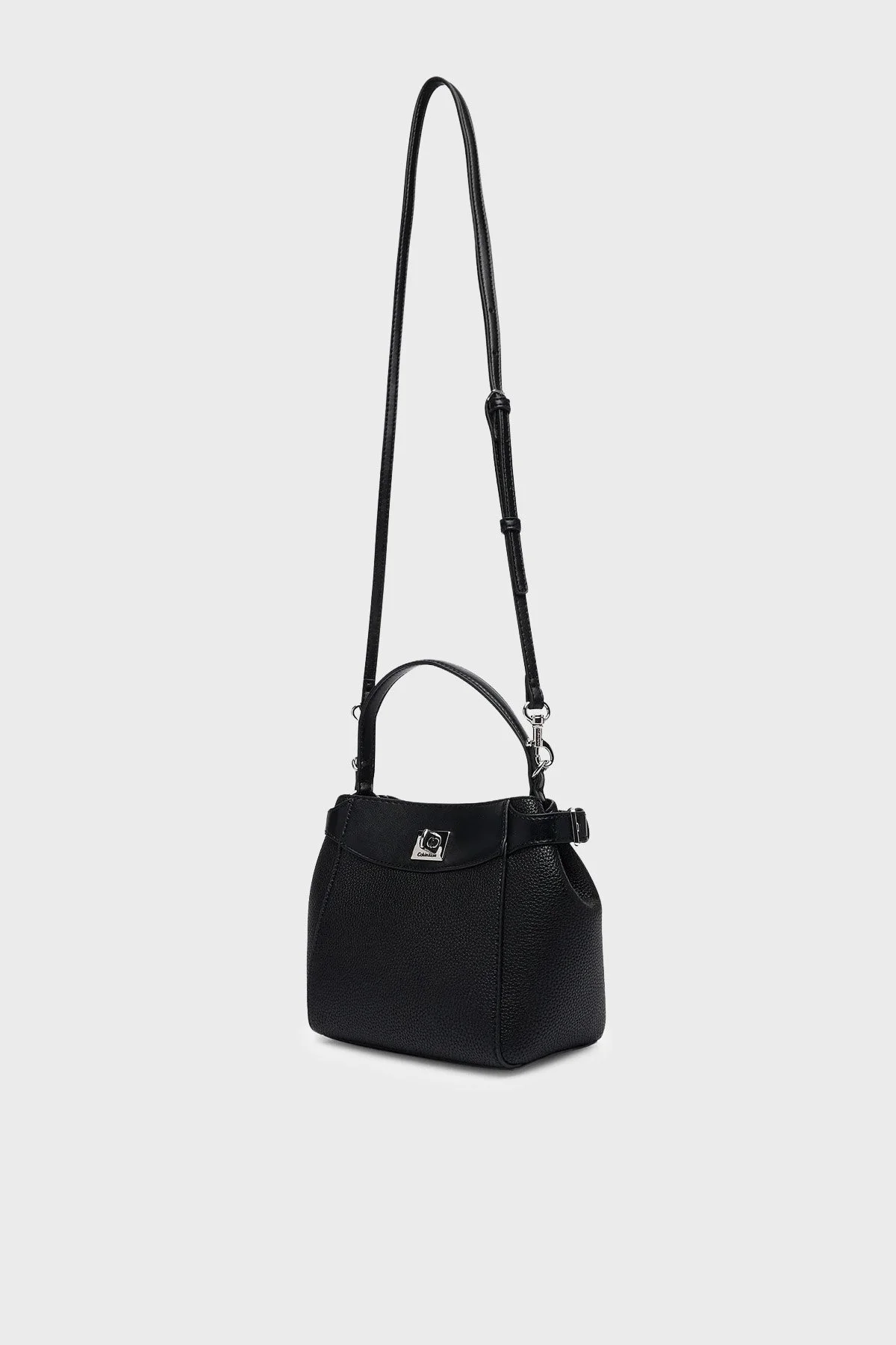 Calvin Klein Logolu Ayarlanabilir Askılı LV04F3885GUB1 Kadın Çanta LV04F3885G UB1 Siyah - 4