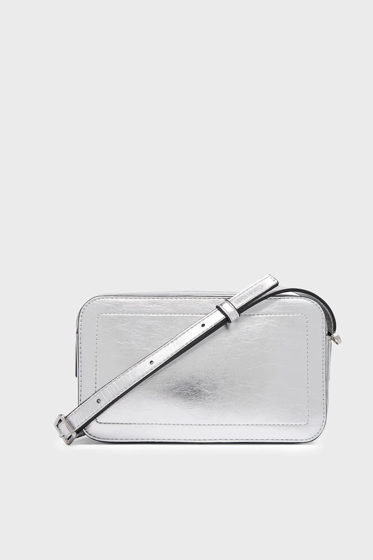 Calvin Klein Logolu Ayarlanabilir Askılı LV04F3896G3JH Kadın Çanta LV04F3896G 3JH Gümüş - 3