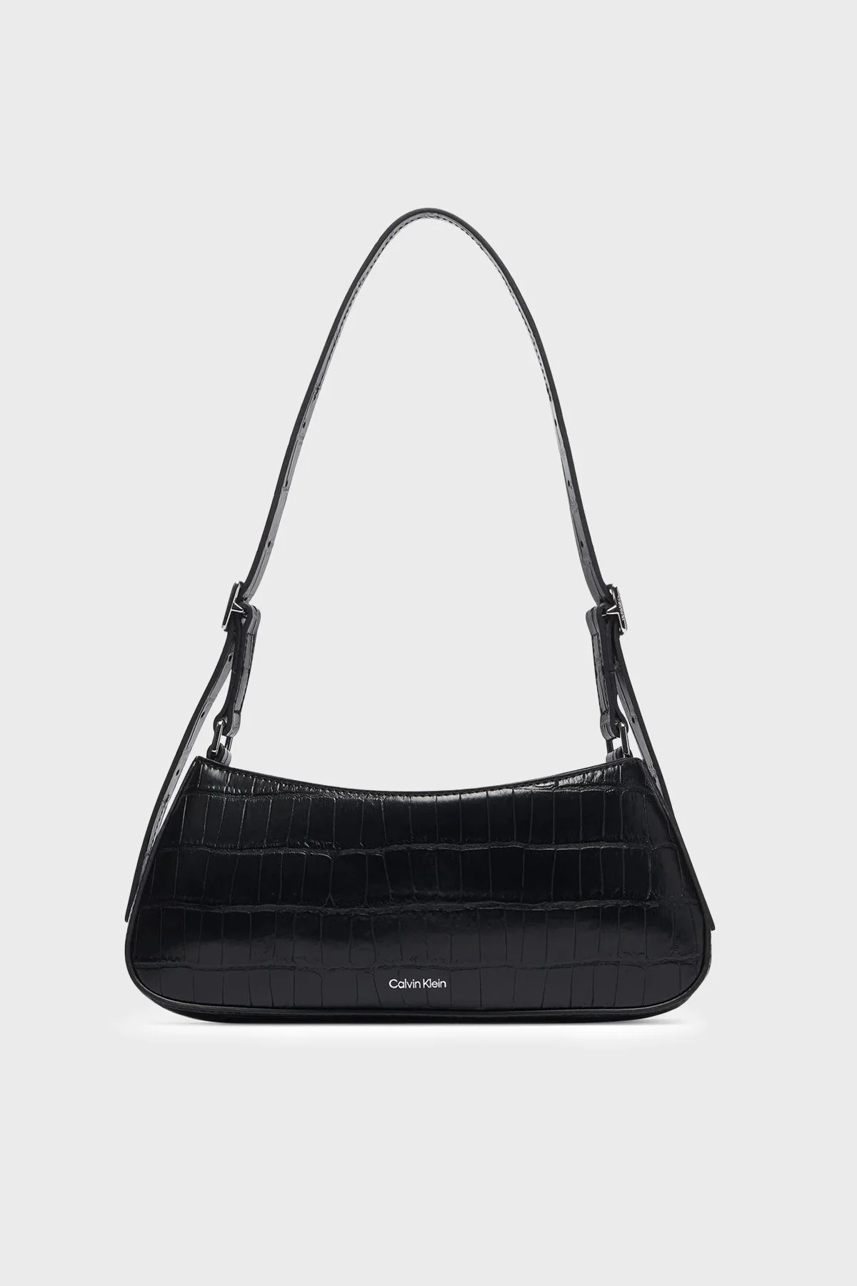 Calvin Klein Logolu Ayarlanabilir Askılı LV04F3906GUB1 Kadın Çanta LV04F3906G UB1 Siyah - 3