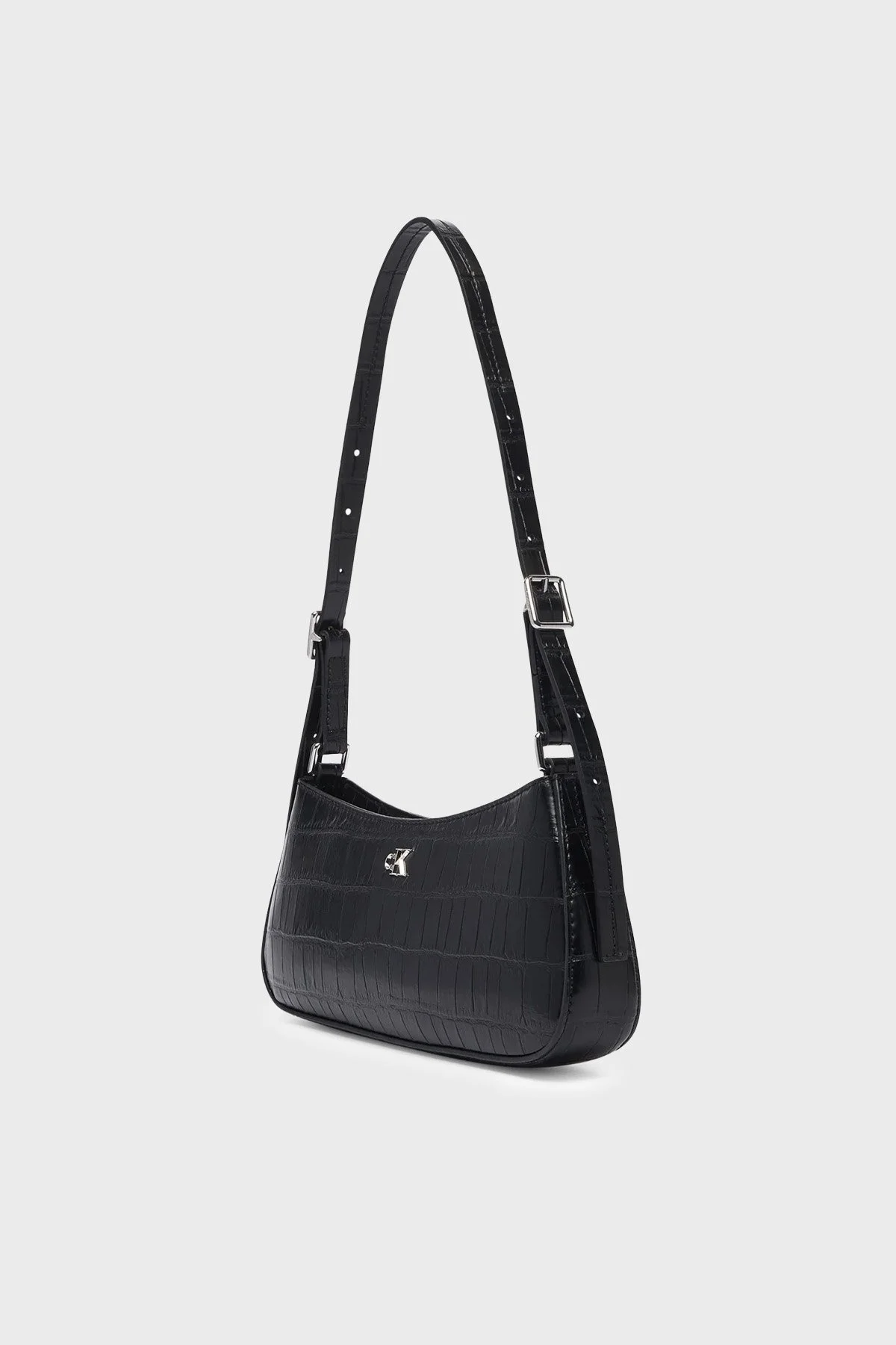Calvin Klein Logolu Ayarlanabilir Askılı LV04F3906GUB1 Kadın Çanta LV04F3906G UB1 Siyah - 6