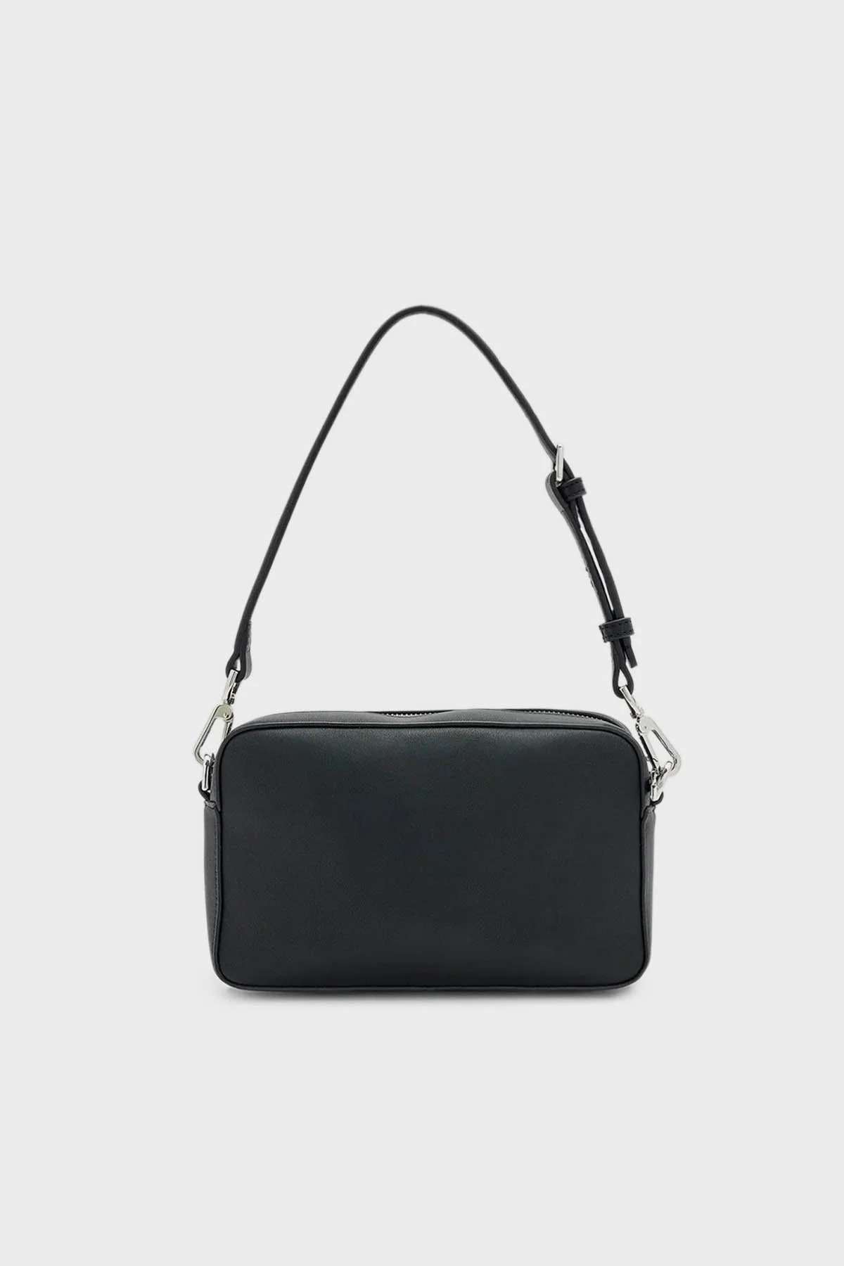 Calvin Klein Logolu Ayarlanabilir Çift Askılı K60K6128080GJ Bayan Çanta K60K612808 0GJ SİYAH - 6