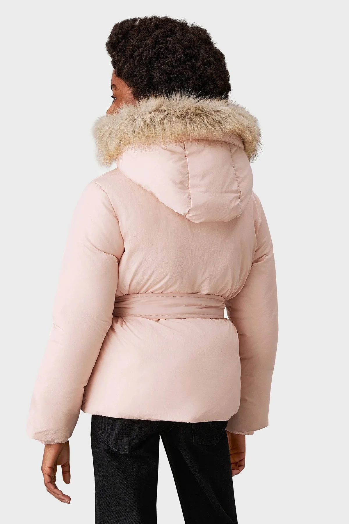 Calvin Klein Logolu Ayarlanabilir Kemerli Şişme IG0IG02685TER Çocuk Mont IG0IG02685 TER PUDRA - 7