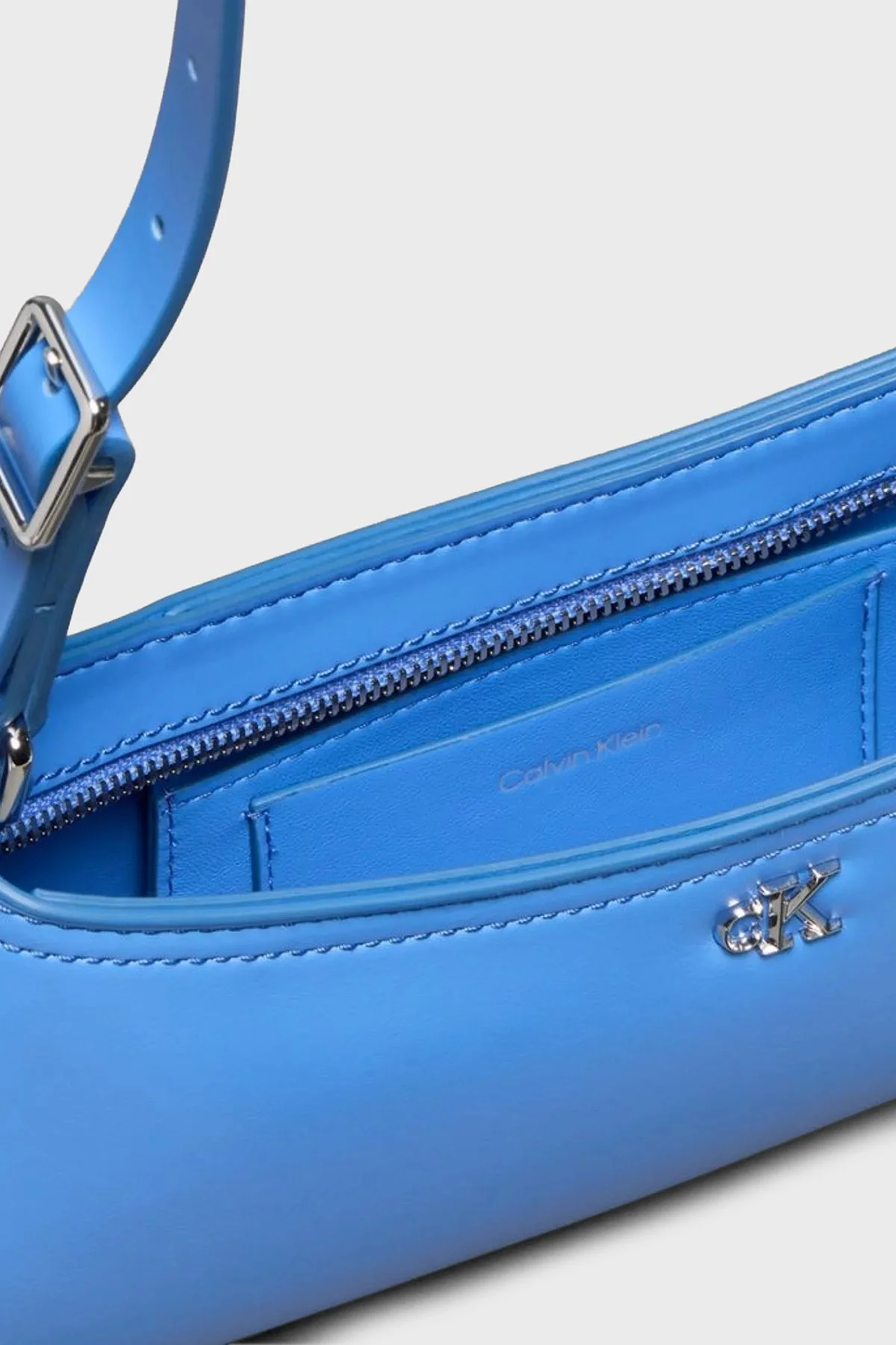 Calvin Klein Logolu Ayarlanabilir LV04F3170GCG1 Kadın Çanta LV04F3170G CG1 Mavi - 3