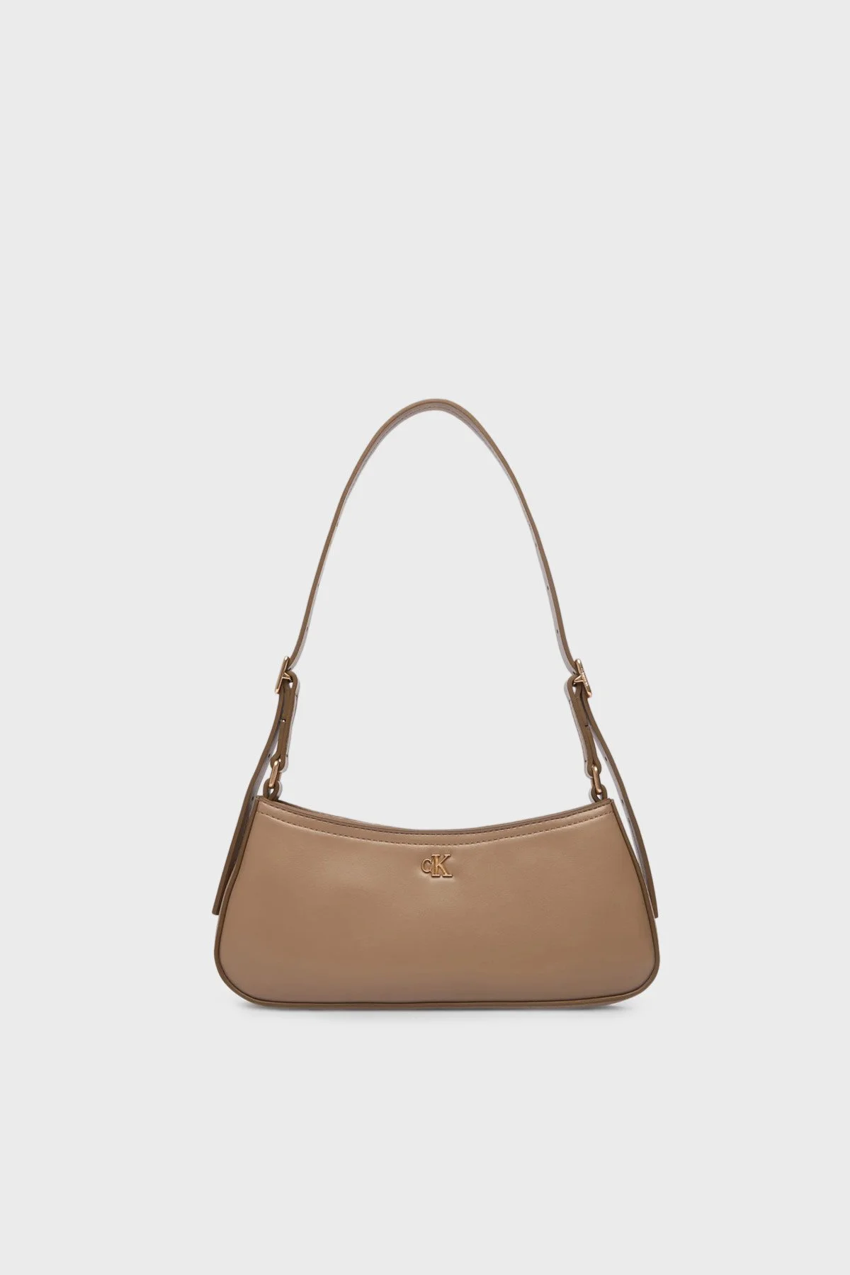 Calvin Klein Logolu Ayarlanabilir LV04F3170GVFU Bayan Çanta LV04F3170G VFU TOPRAK - 1