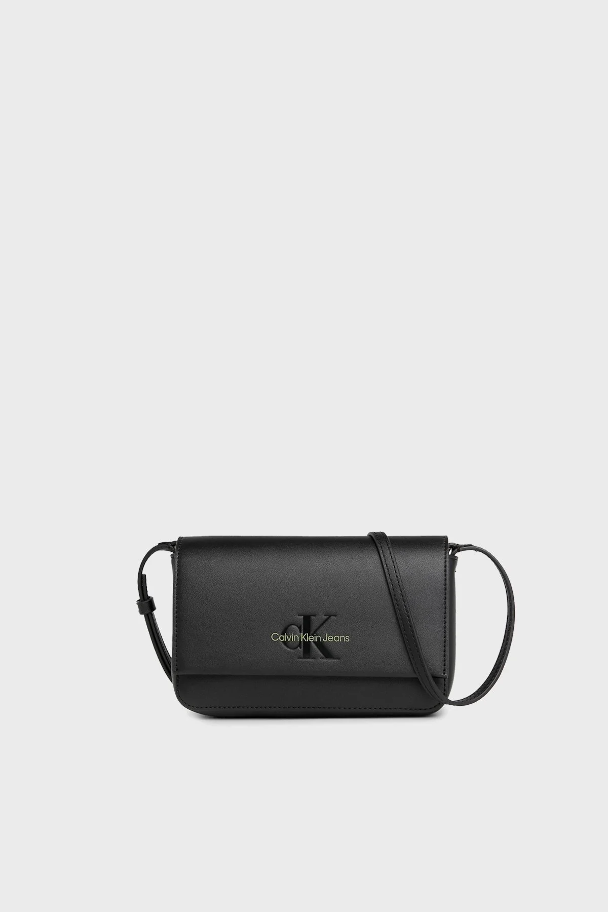 Calvin Klein Logolu Ayarlanabilir Omuz Askılı K60K6119650GX Bayan Çanta K60K611965 0GX SİYAH - 1