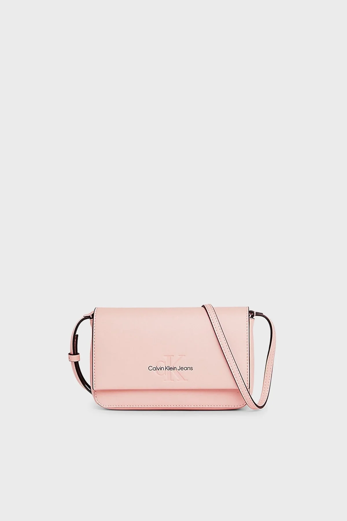 Calvin Klein Logolu Ayarlanabilir Omuz Askılı K60K611965TFT Bayan Çanta K60K611965 TFT PUDRA - 1