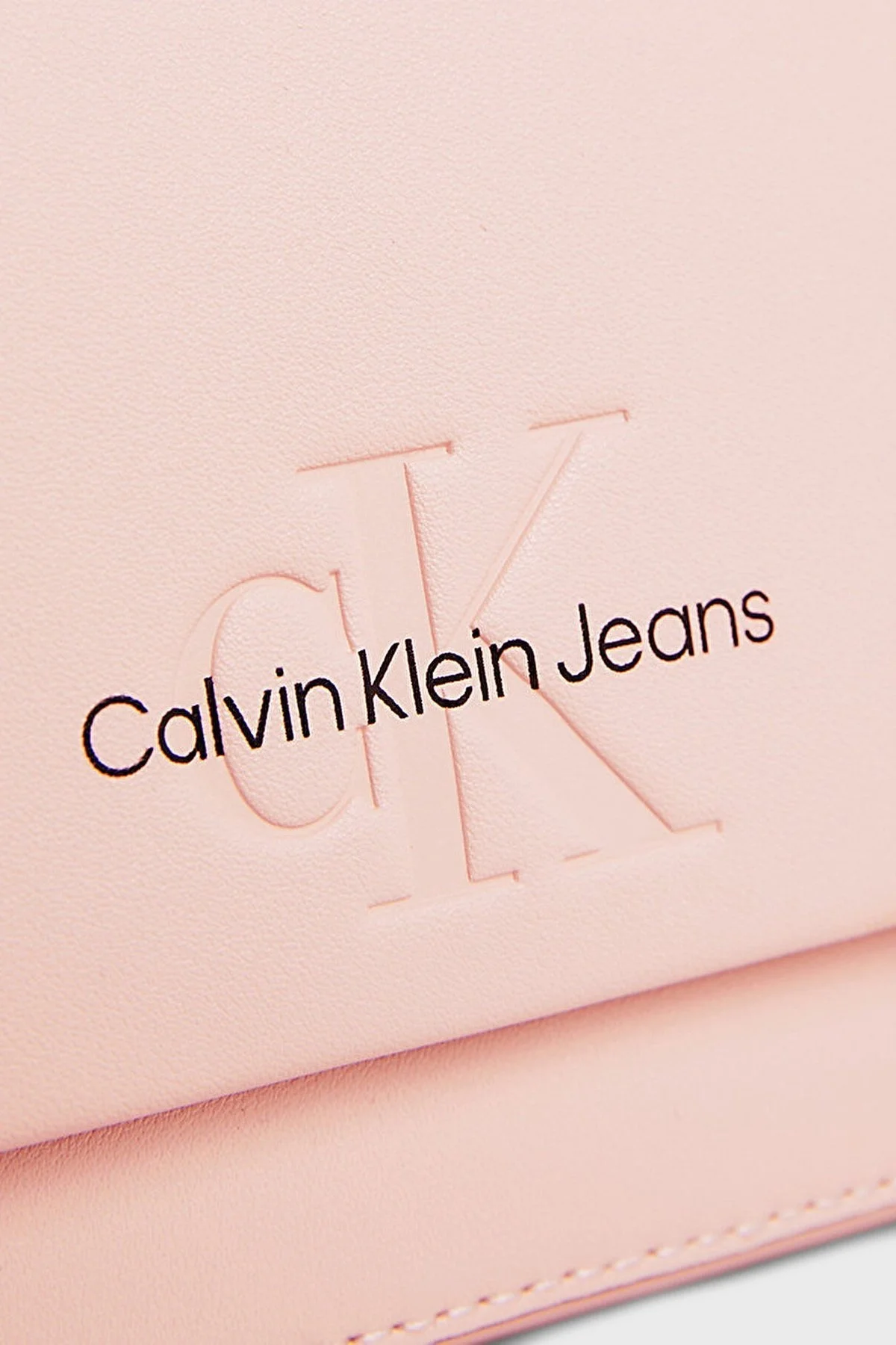 Calvin Klein Logolu Ayarlanabilir Omuz Askılı K60K611965TFT Bayan Çanta K60K611965 TFT PUDRA - 3