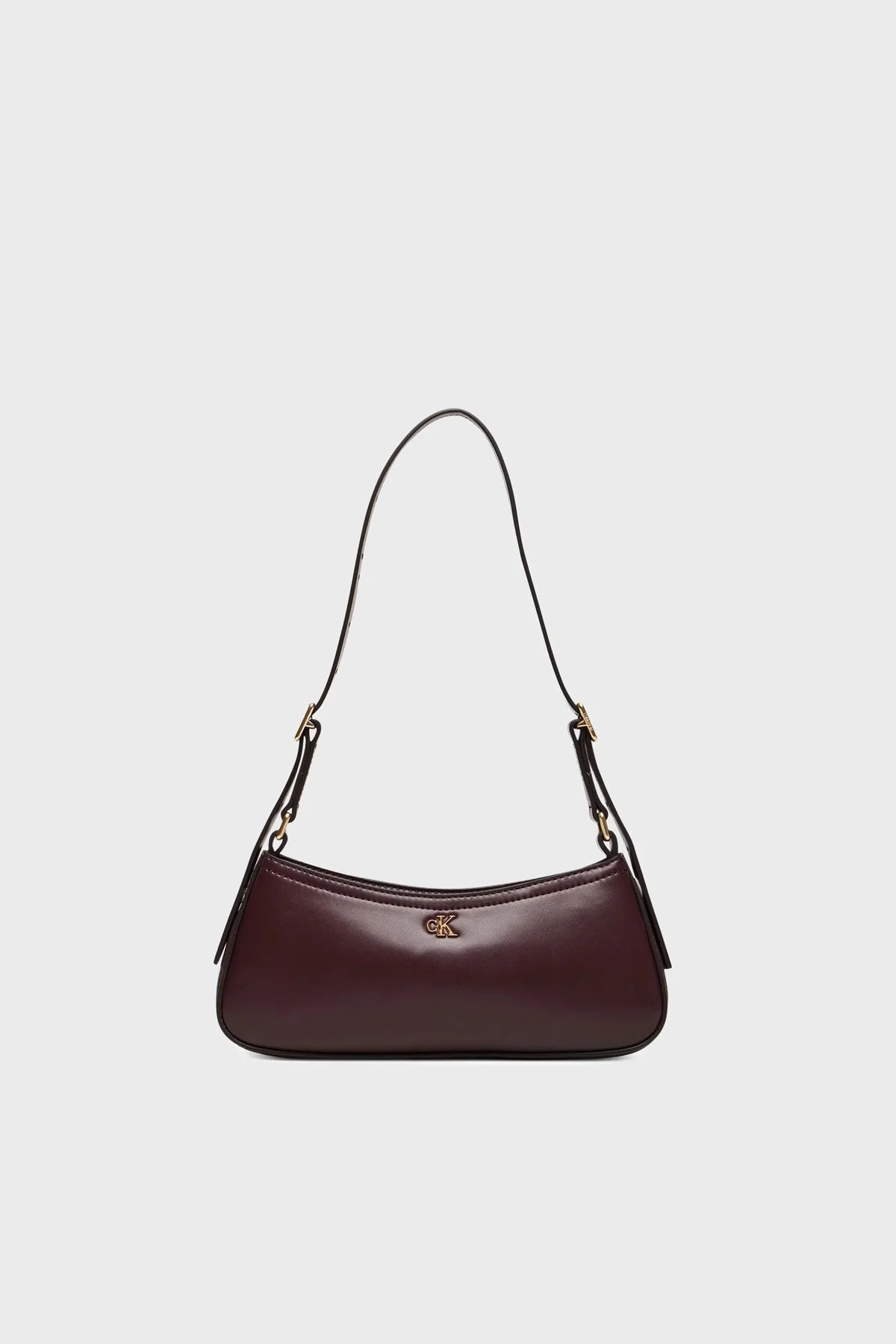 Calvin Klein Logolu Ayarlanabilir Omuz Askılı LV04F3170GBAP Bayan Çanta LV04F3170G BAP BORDO - 1