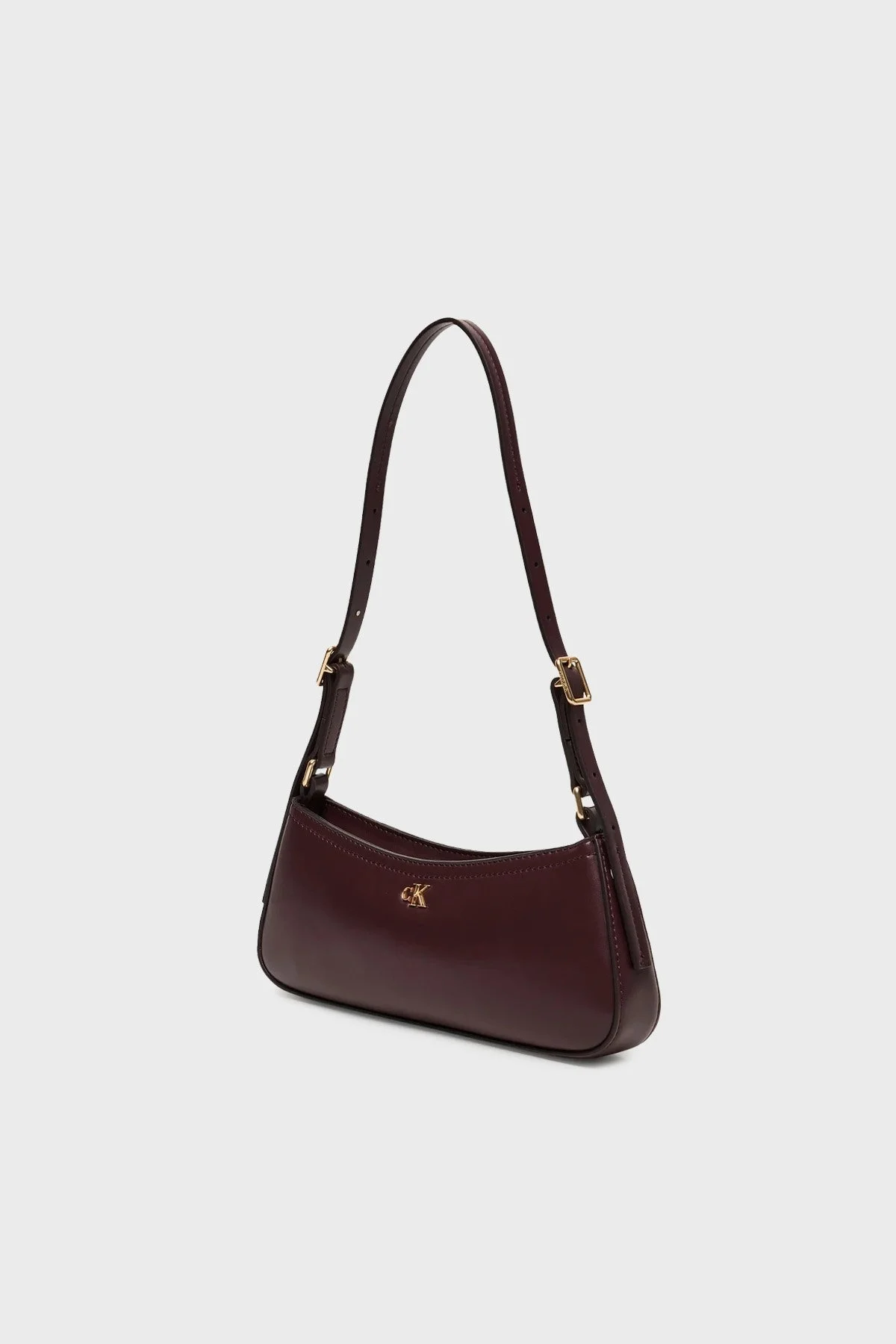 Calvin Klein Logolu Ayarlanabilir Omuz Askılı LV04F3170GBAP Bayan Çanta LV04F3170G BAP BORDO - 4