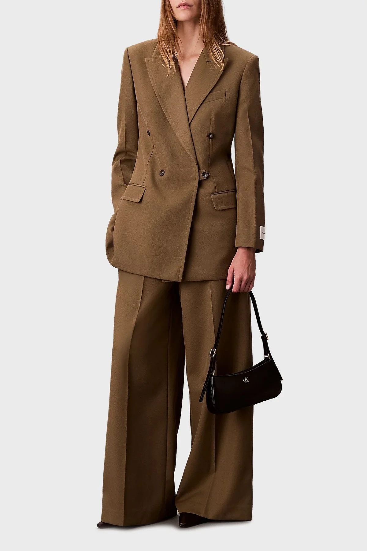 Calvin Klein Logolu Ayarlanabilir Omuz Askılı LV04F3170GYIH Bayan Çanta LV04F3170G YIH SİYAH - 2