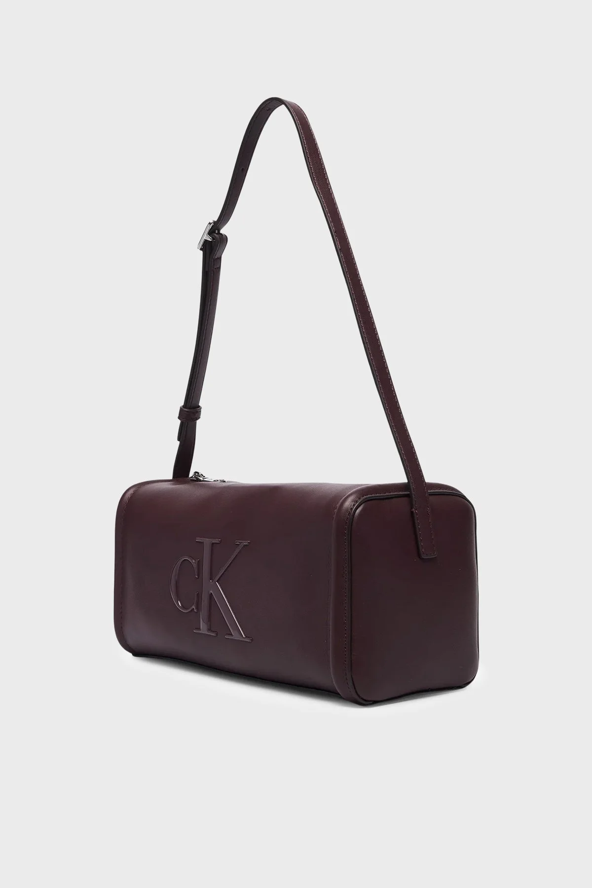 Calvin Klein Logolu Ayarlanabilir Omuz Askılı LV04F3894GBAP Kadın Çanta LV04F3894G BAP Bordo - 6