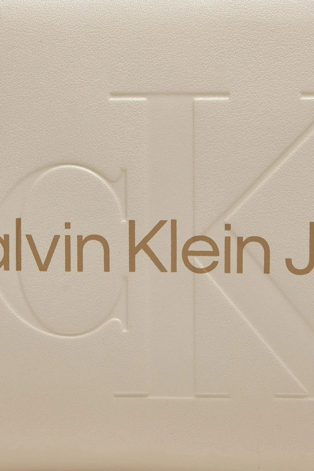 Calvin Klein Logolu Ayarlanabilir Uzatma Askılı K60K612220ACF Bayan Çanta K60K612220 ACF BEJ - 2