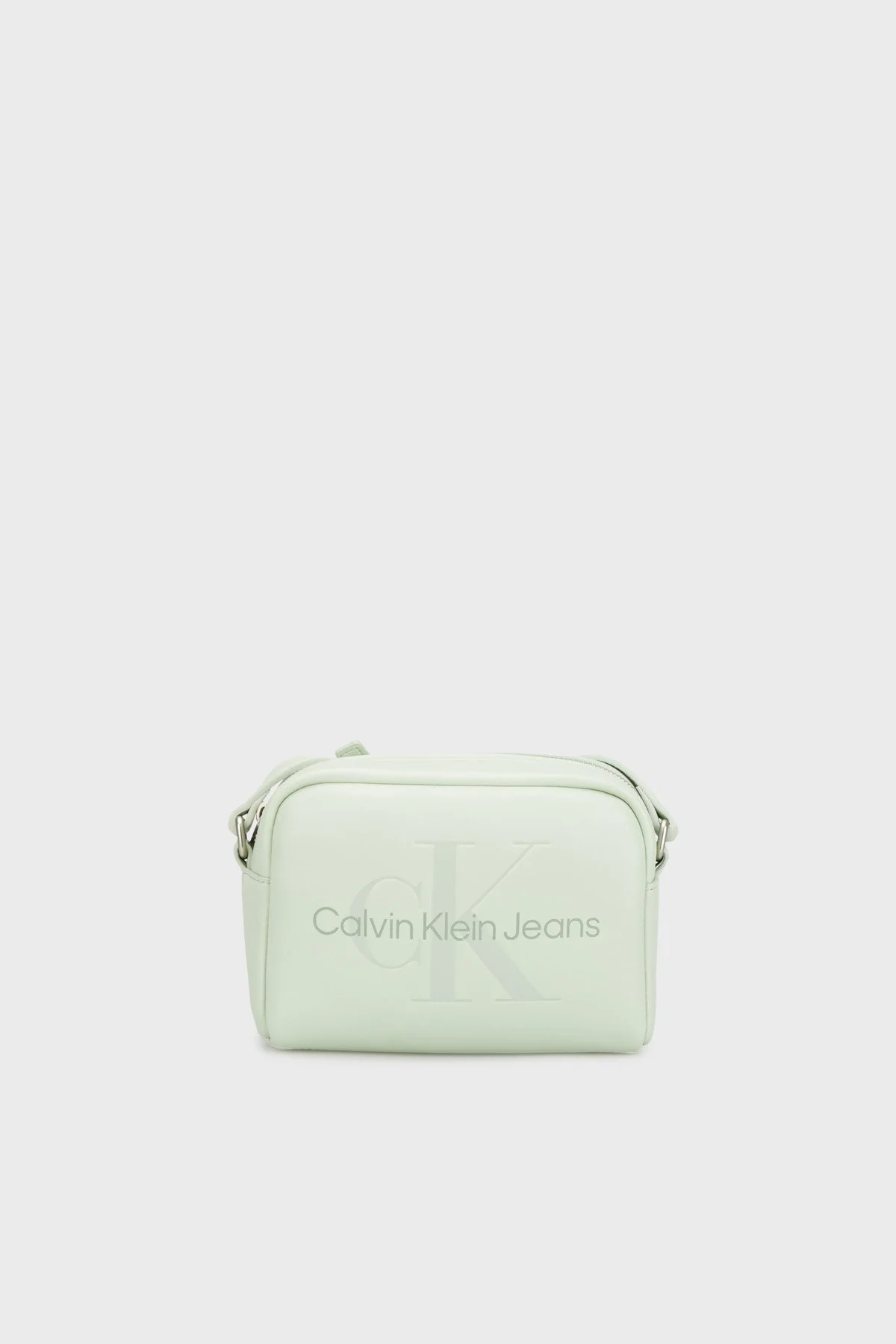 Calvin Klein Logolu Ayarlanabilir Uzatma Askılı K60K612220LCD Bayan Çanta K60K612220 LCD SU YEŞİLİ - 1