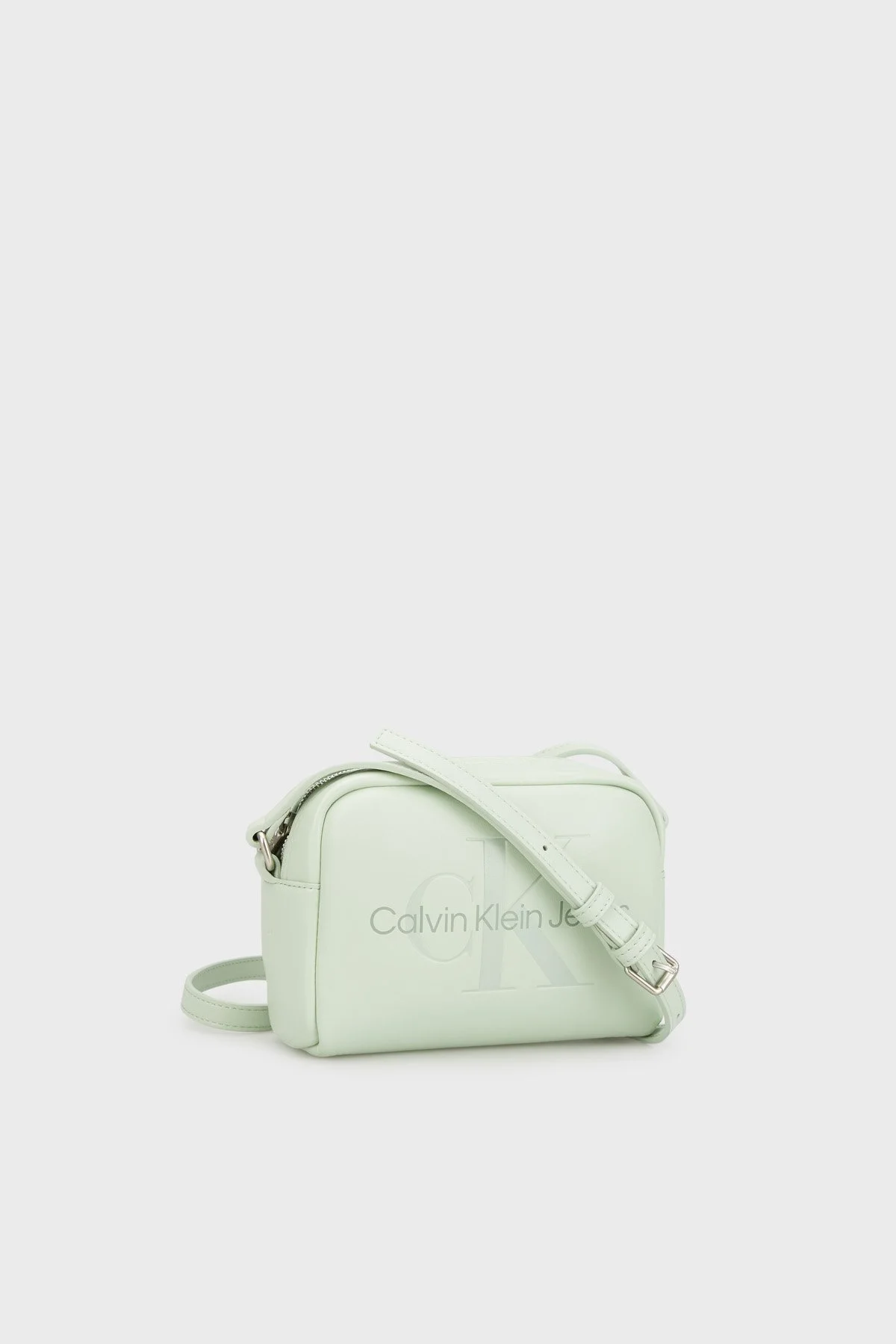 Calvin Klein Logolu Ayarlanabilir Uzatma Askılı K60K612220LCD Bayan Çanta K60K612220 LCD SU YEŞİLİ - 3