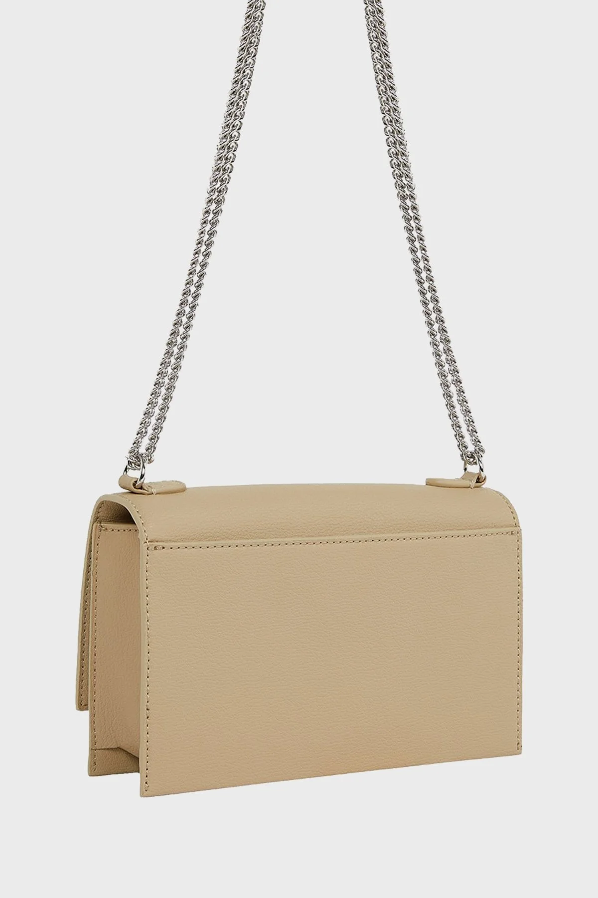 Calvin Klein Logolu Ayarlanabilir Zincir Askılı K60K612233PBF Bayan Çanta K60K612233 PBF BEJ - 7