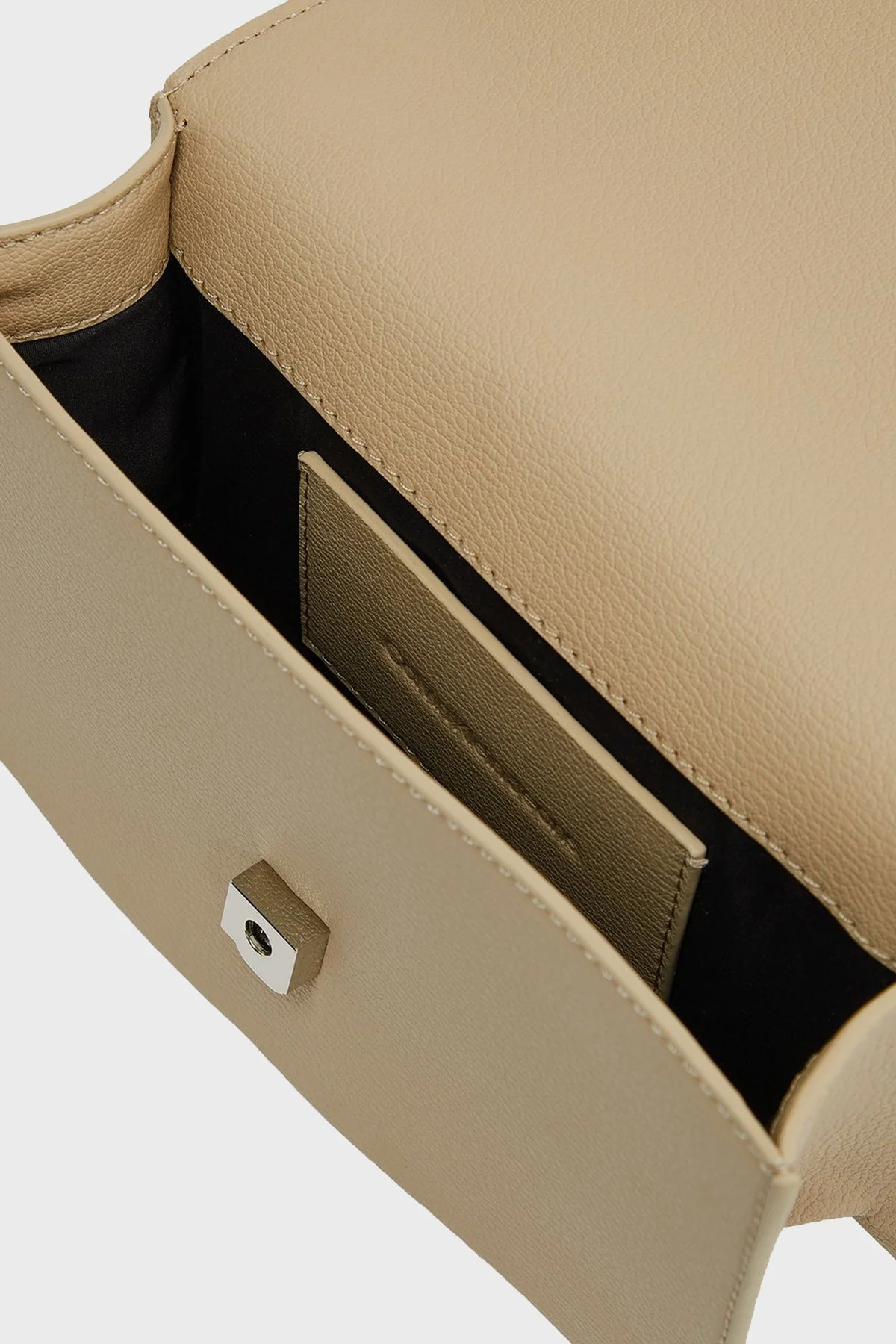 Calvin Klein Logolu Ayarlanabilir Zincir Askılı K60K612233PBF Bayan Çanta K60K612233 PBF BEJ - 8