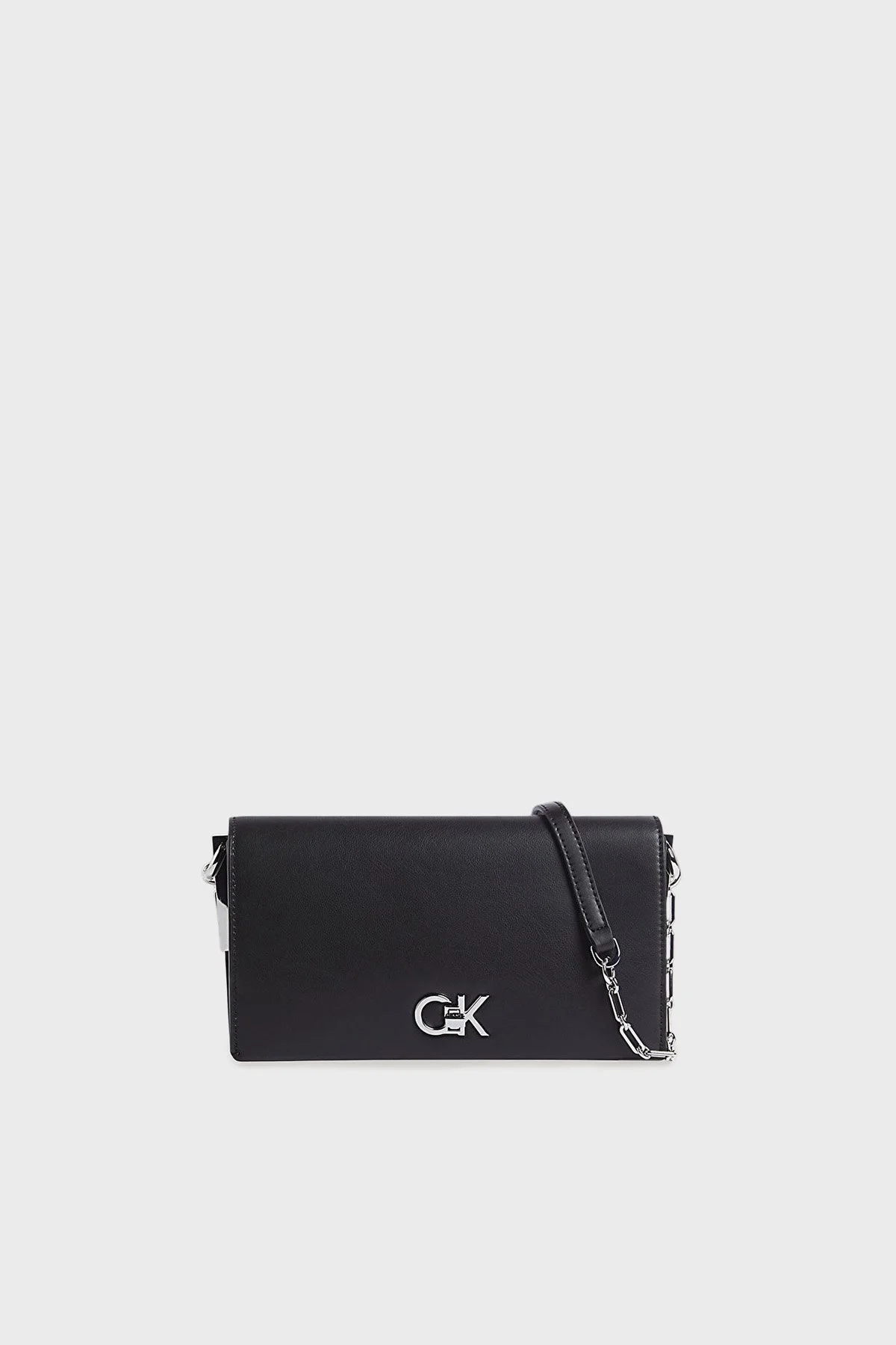 Calvin Klein Logolu Ayarlanabilir Zincir Askılı LV04F3103GUB1 Bayan Çanta LV04F3103G UB1 SİYAH - 1