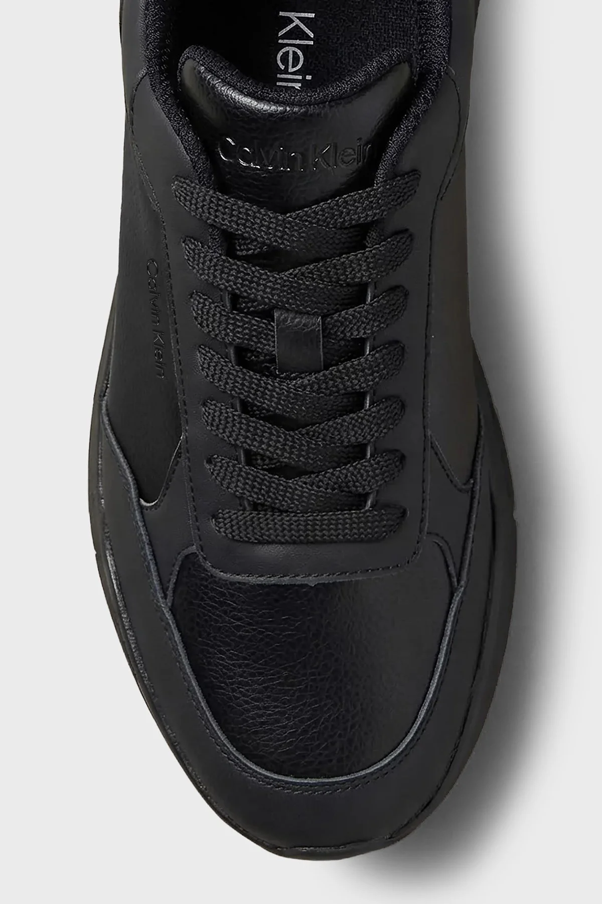 Calvin Klein Logolu Bağcıklı Sneaker HM0HM023090GJ Erkek Ayakkabı HM0HM02309 0GJ Siyah - 7