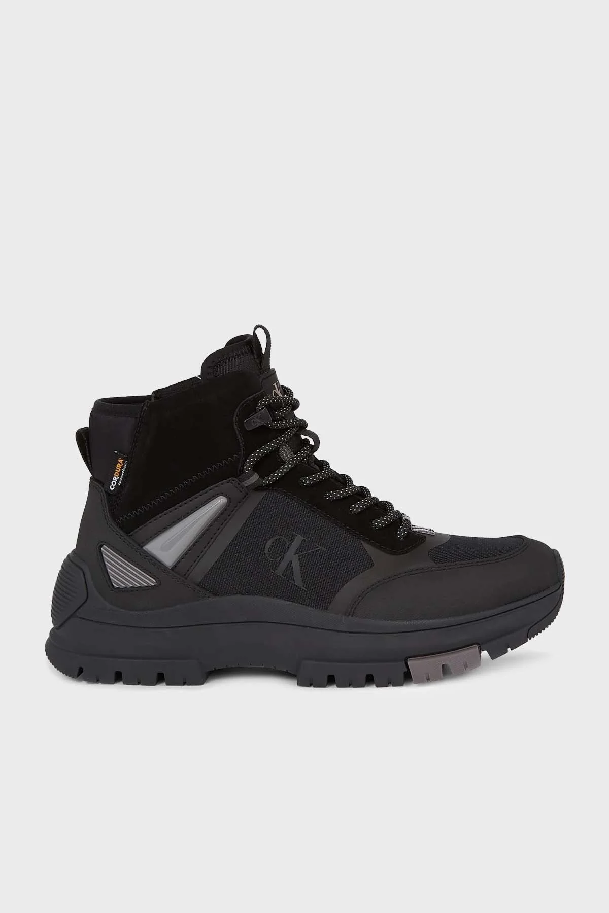 Calvin Klein Logolu Bağlamalı Trekking YM0YM0076200T Erkek Bot YM0YM00762 00T SİYAH - 1