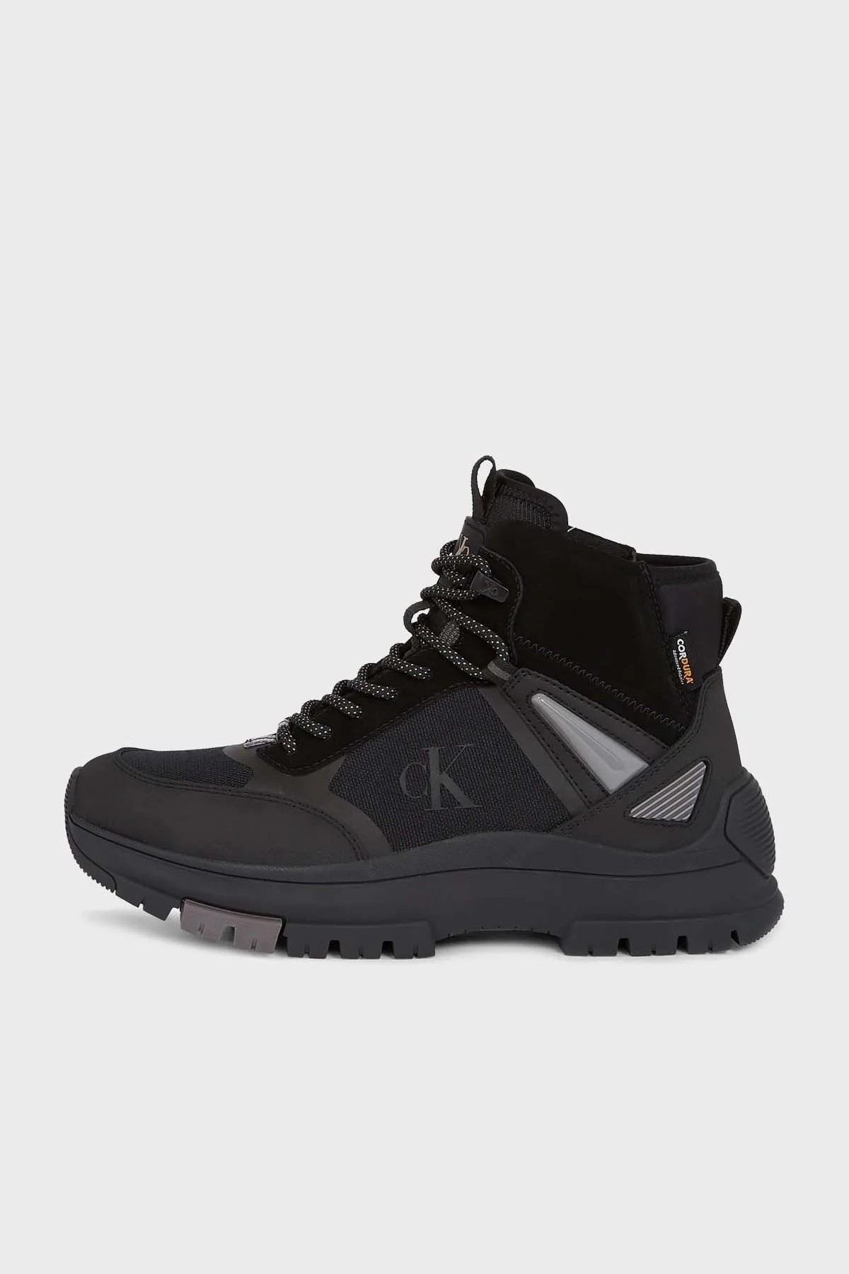 Calvin Klein Logolu Bağlamalı Trekking YM0YM0076200T Erkek Bot YM0YM00762 00T SİYAH - 3