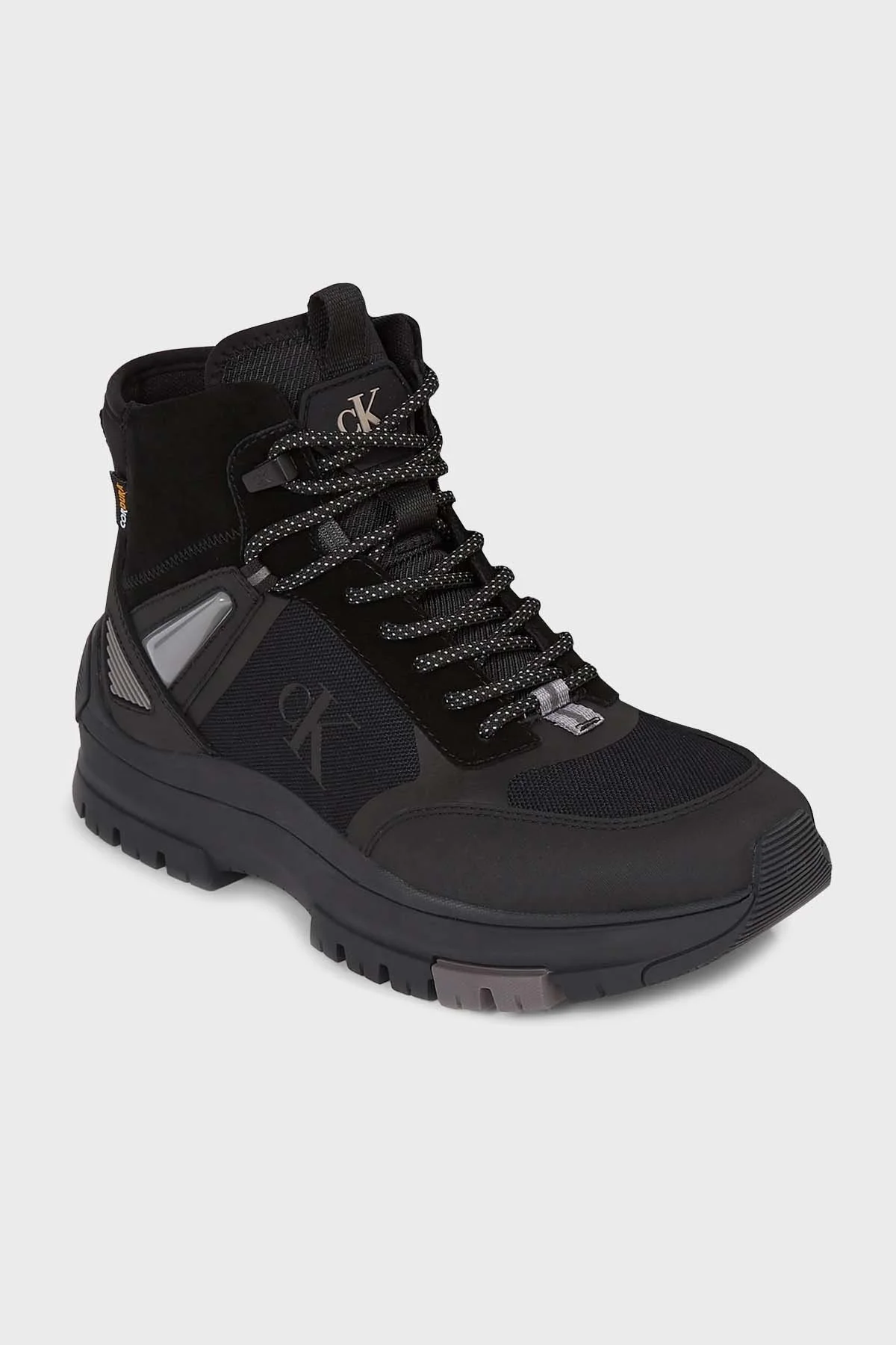 Calvin Klein Logolu Bağlamalı Trekking YM0YM0076200T Erkek Bot YM0YM00762 00T SİYAH - 4