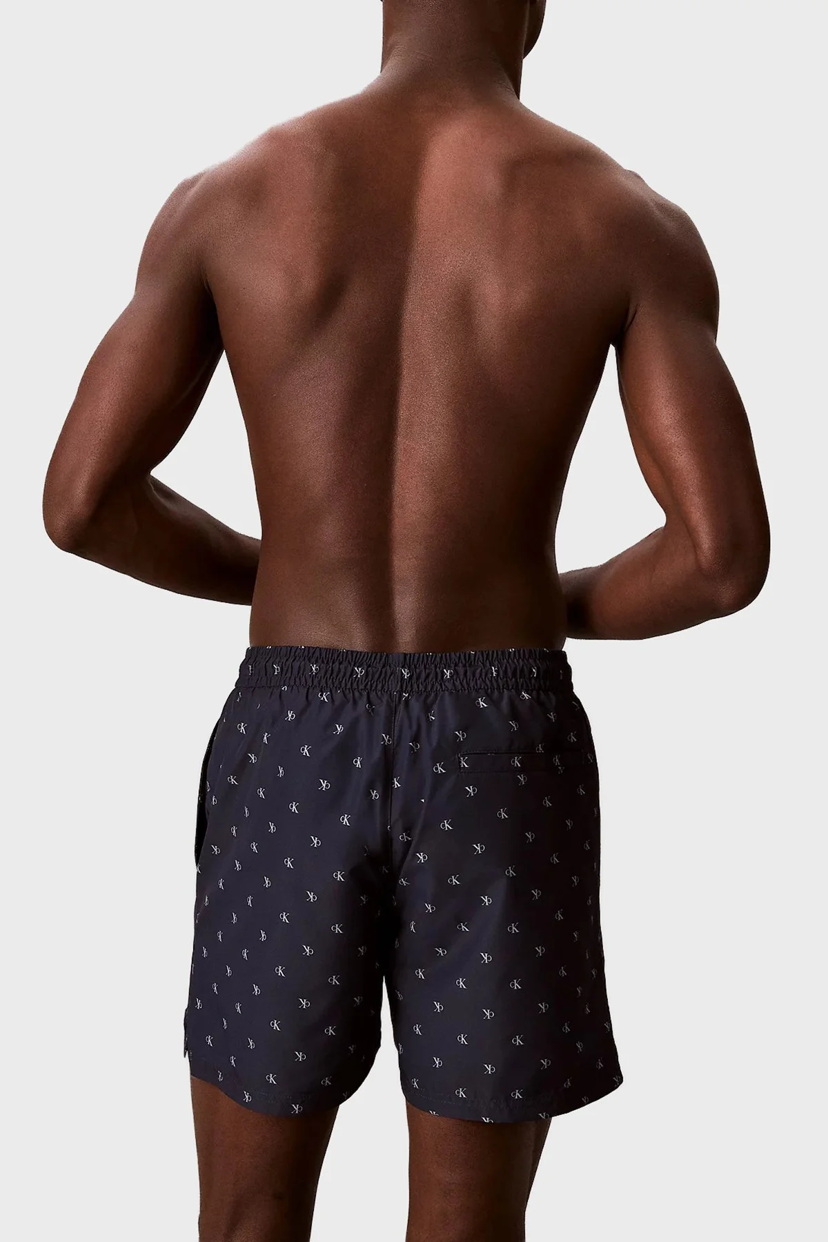 Calvin Klein Logolu Bağlamalı V00N610272QR Erkek Mayo Short LV00N61027 2QR LACİVERT - 3