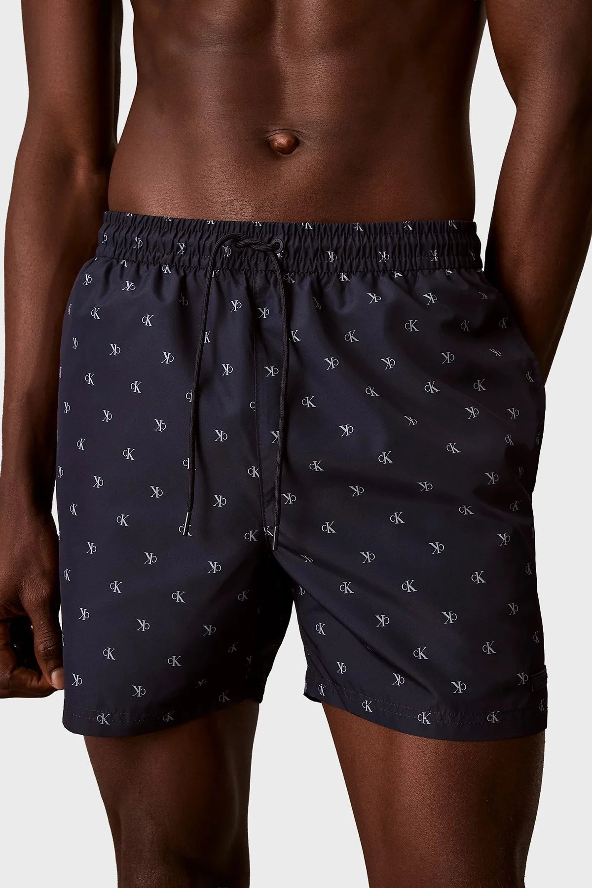 Calvin Klein Logolu Bağlamalı V00N610272QR Erkek Mayo Short LV00N61027 2QR LACİVERT - 5