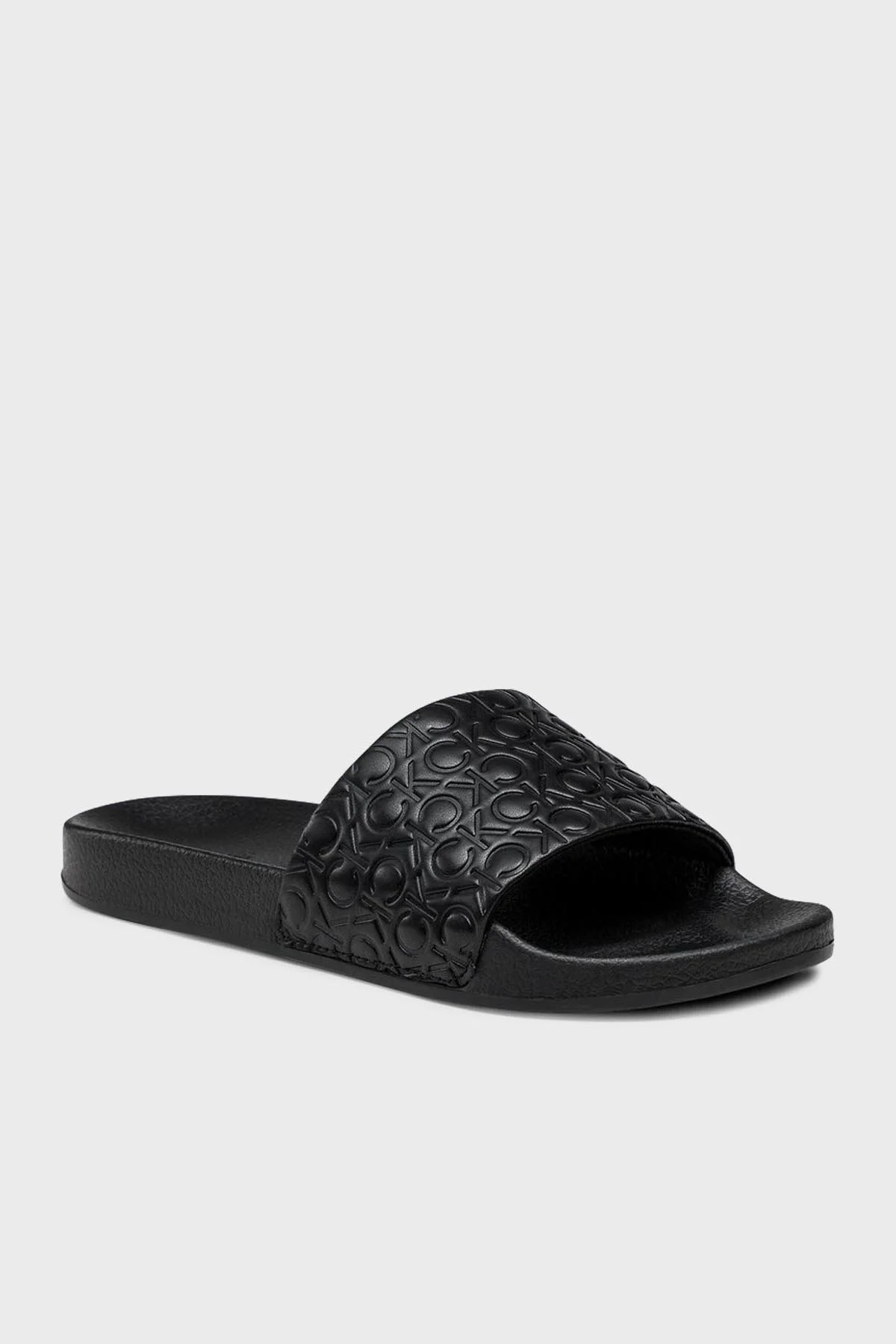 Calvin Klein Logolu Bayan Terlik HW0HW01524 0GK SİYAH - 5