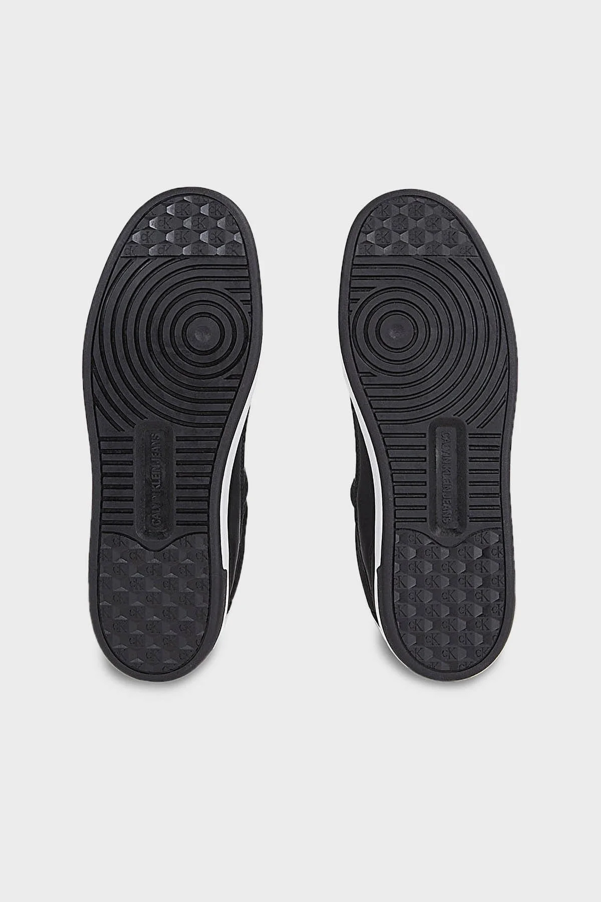 Calvin Klein Logolu Bilekli Sneaker YM0YM0088301W Erkek Ayakkabı YM0YM00883 01W SİYAH-BEYAZ - 5