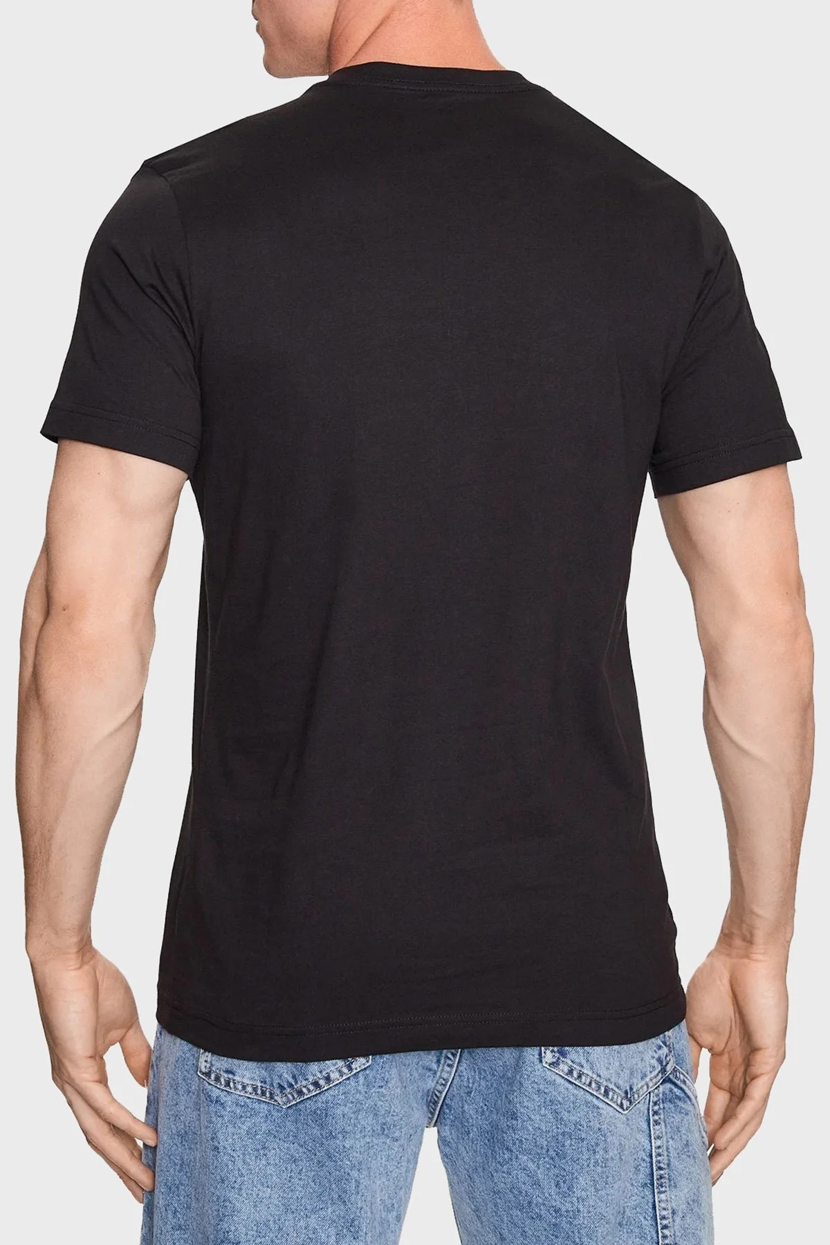 Calvin Klein Logolu Bisiklet Yaka % 100 Pamuk Regular Fit J30J323523BEH Erkek T Shirt J30J323523 BEH SİYAH - 2