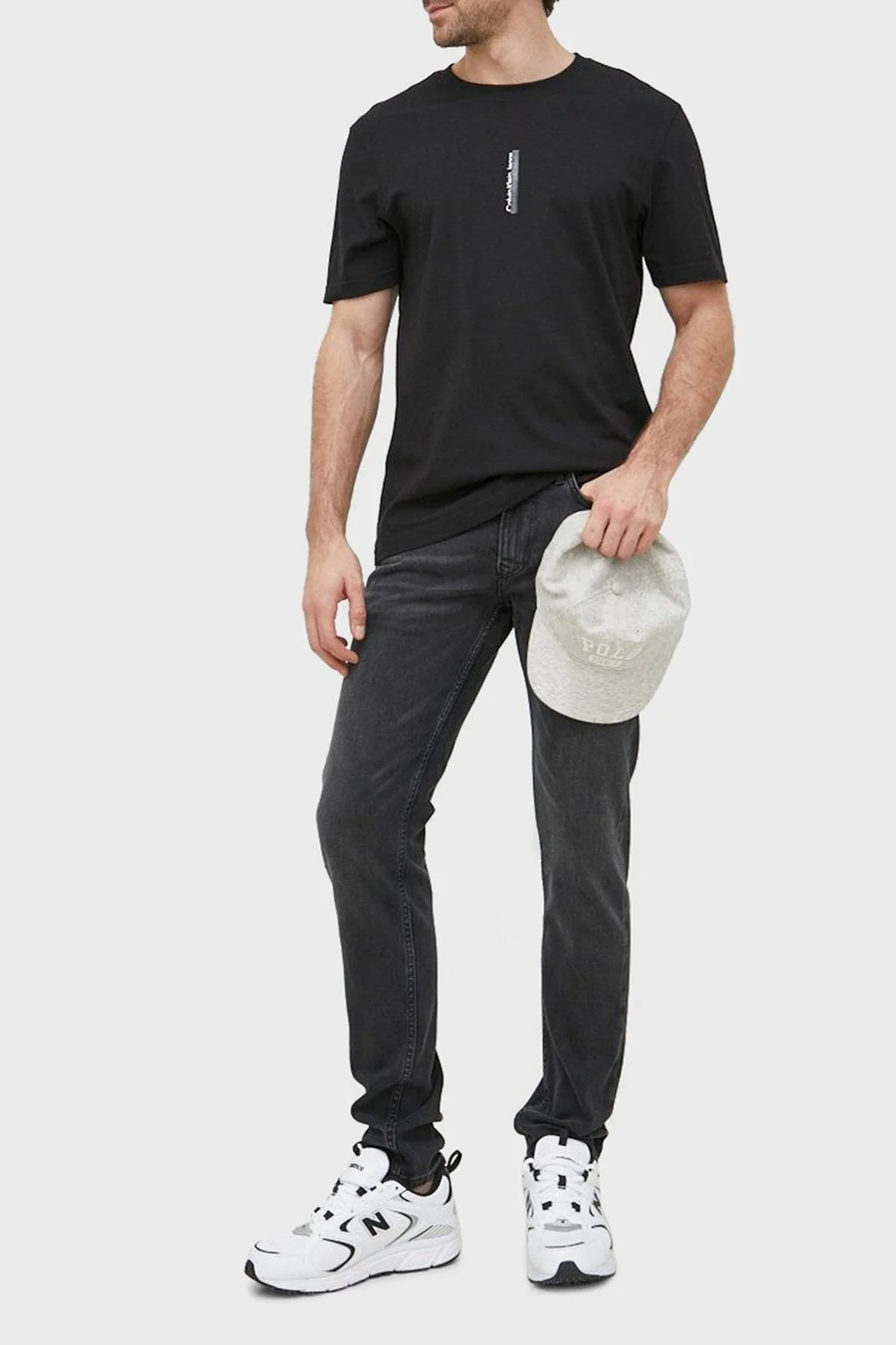 Calvin Klein Logolu Bisiklet Yaka Regular Fit % 100 Pamuk Erkek T Shirt J30J322558 BEH SİYAH - 2