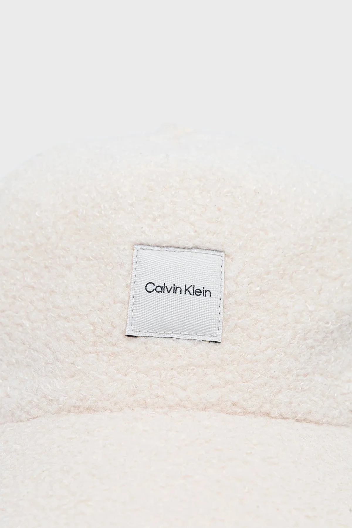 Calvin Klein Logolu Buklet LV04F5026GQYJ Bayan Şapka LV04F5026G QYJ EKRU - 2