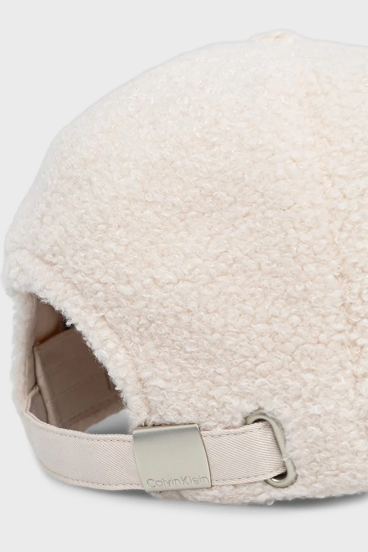 Calvin Klein Logolu Buklet LV04F5026GQYJ Bayan Şapka LV04F5026G QYJ EKRU - 3