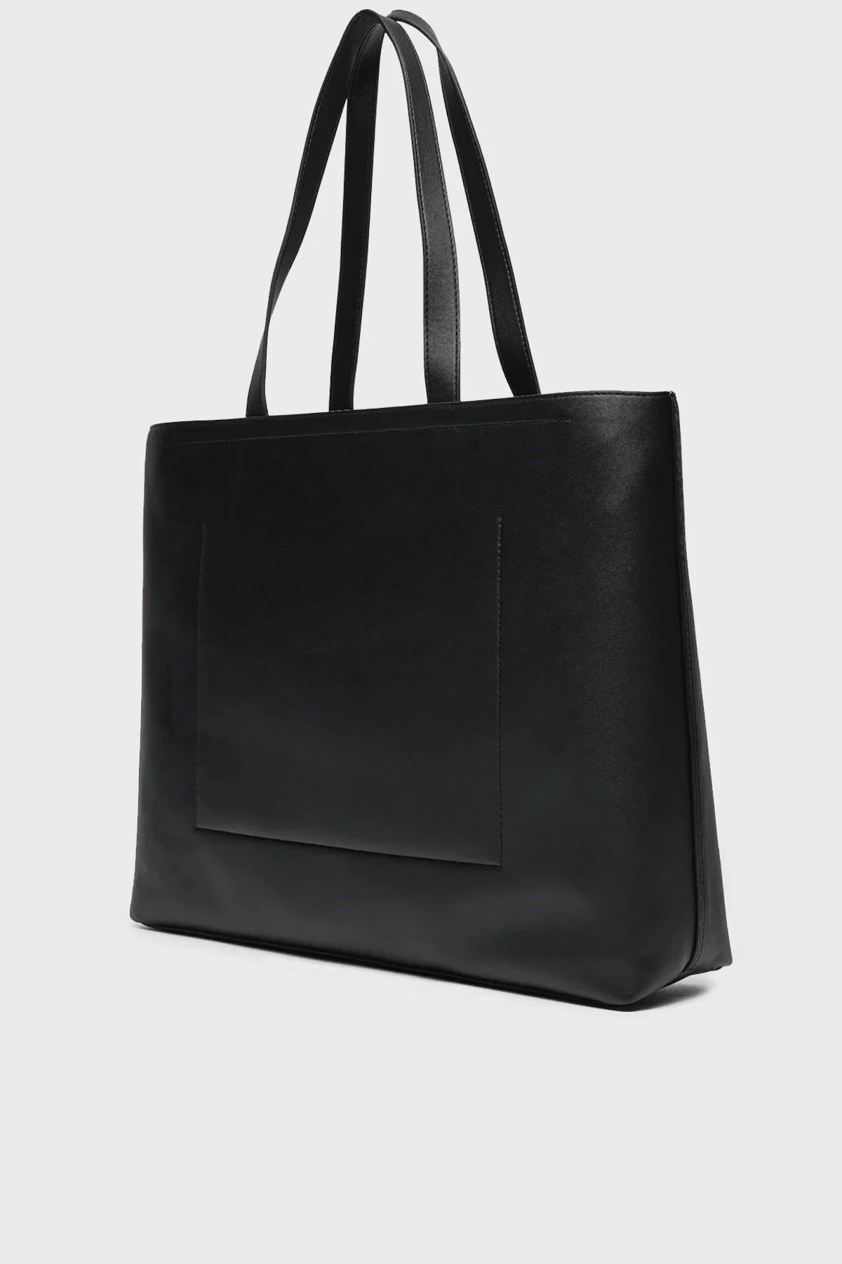 Calvin Klein Logolu Büyük K60K61222201R Bayan Çanta K60K612222 01R SİYAH - 3