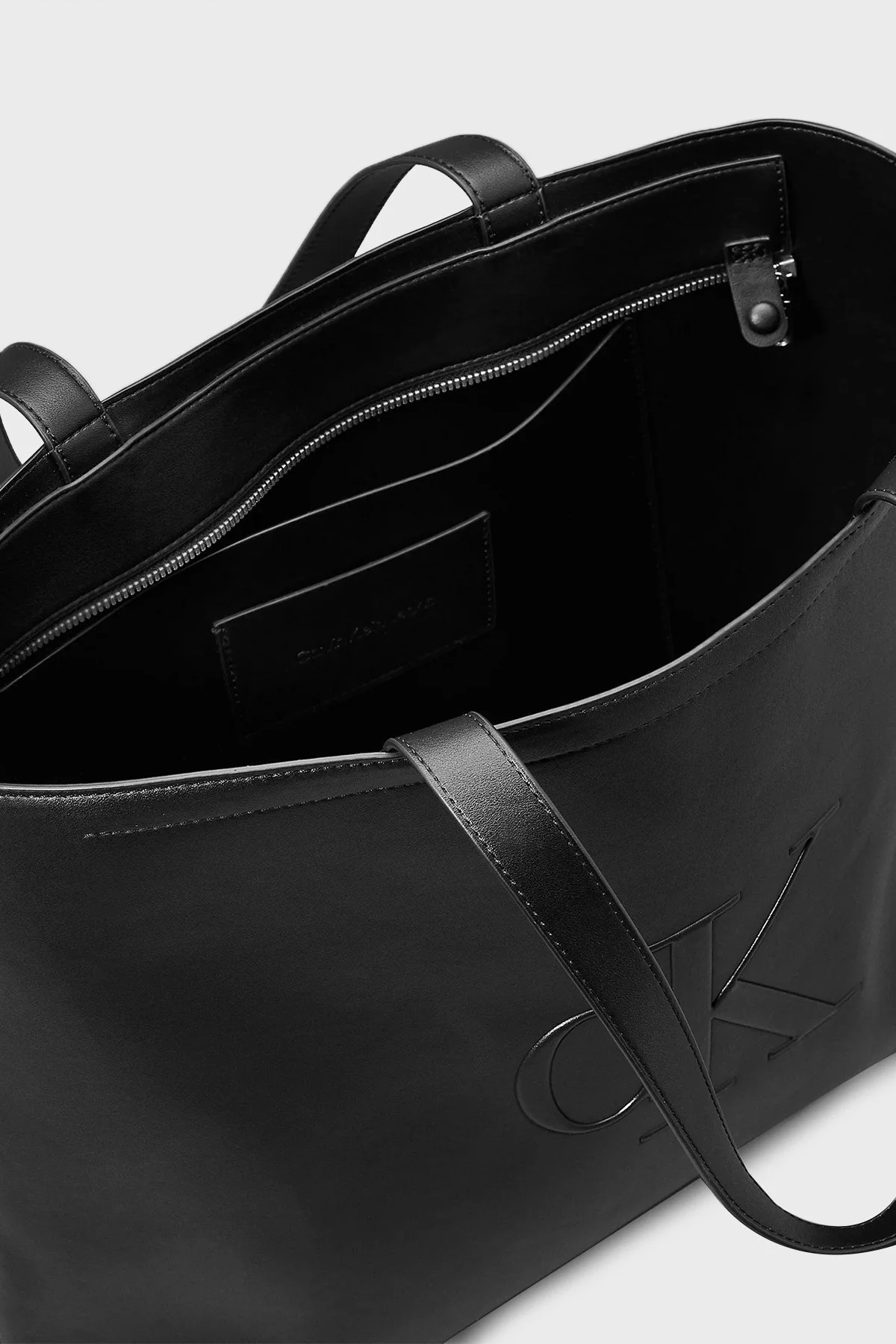 Calvin Klein Logolu Büyük K60K612724BEH Bayan Çanta K60K612724 BEH SİYAH - 4