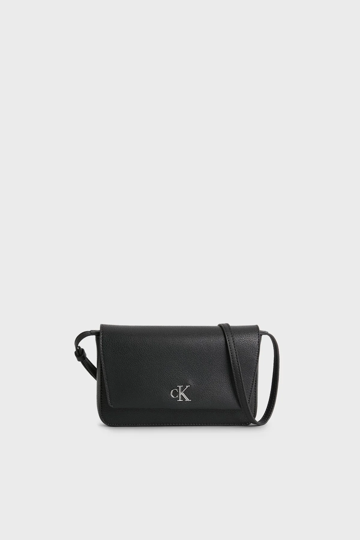 Calvin Klein Logolu Çapraz Askılı Mini K60K610704BDS Bayan Çanta K60K610704 BDS SİYAH - 1