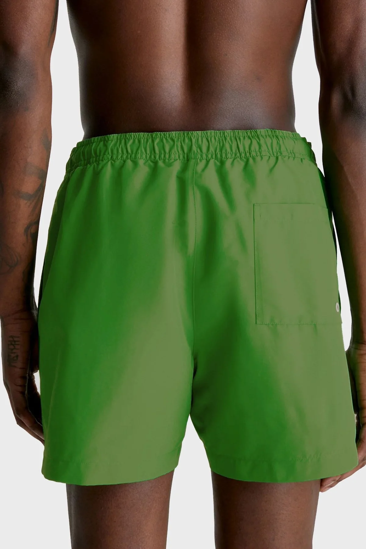 Calvin Klein Logolu Cepli KM0KM00794LXK Erkek Mayo Short KM0KM00794 LXK YEŞİL - 2