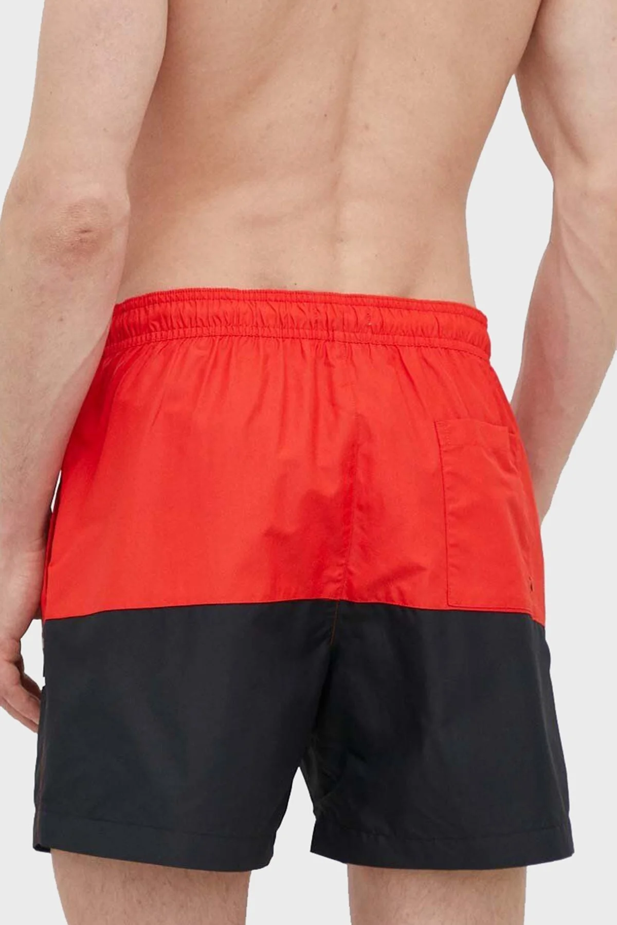 Calvin Klein Logolu Cepli KM0KM00796XNE Erkek Mayo Short KM0KM00796 XNE KIRMIZI - 2