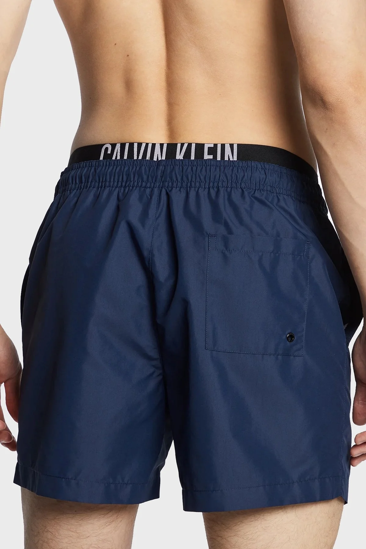 Calvin Klein Logolu Cepli KM0KM00798DCA Erkek Mayo Short KM0KM00798 DCA LACİVERT - 3