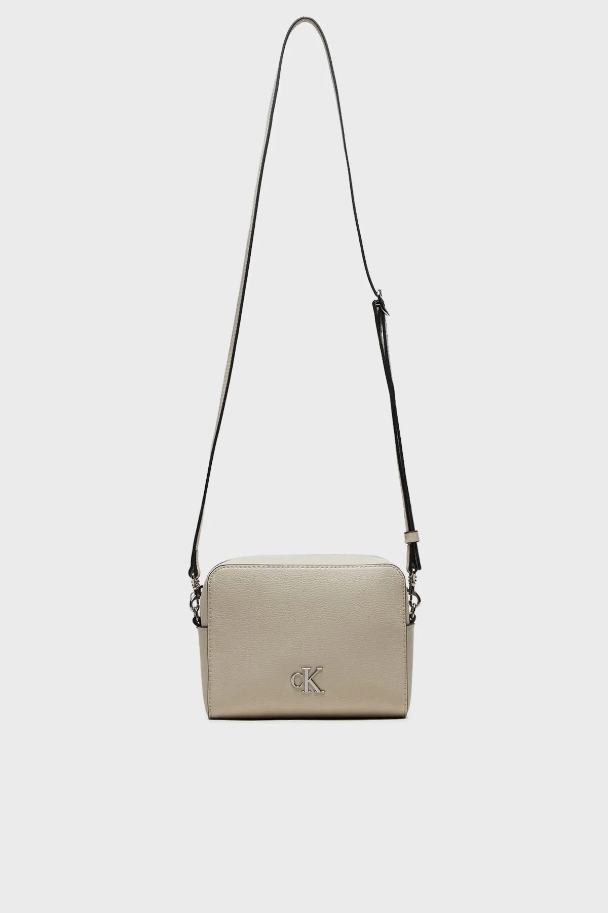 Calvin Klein Logolu Çıkarılabilir Askılı K60K612719PAS Bayan Çanta K60K612719 PAS BEJ - 3