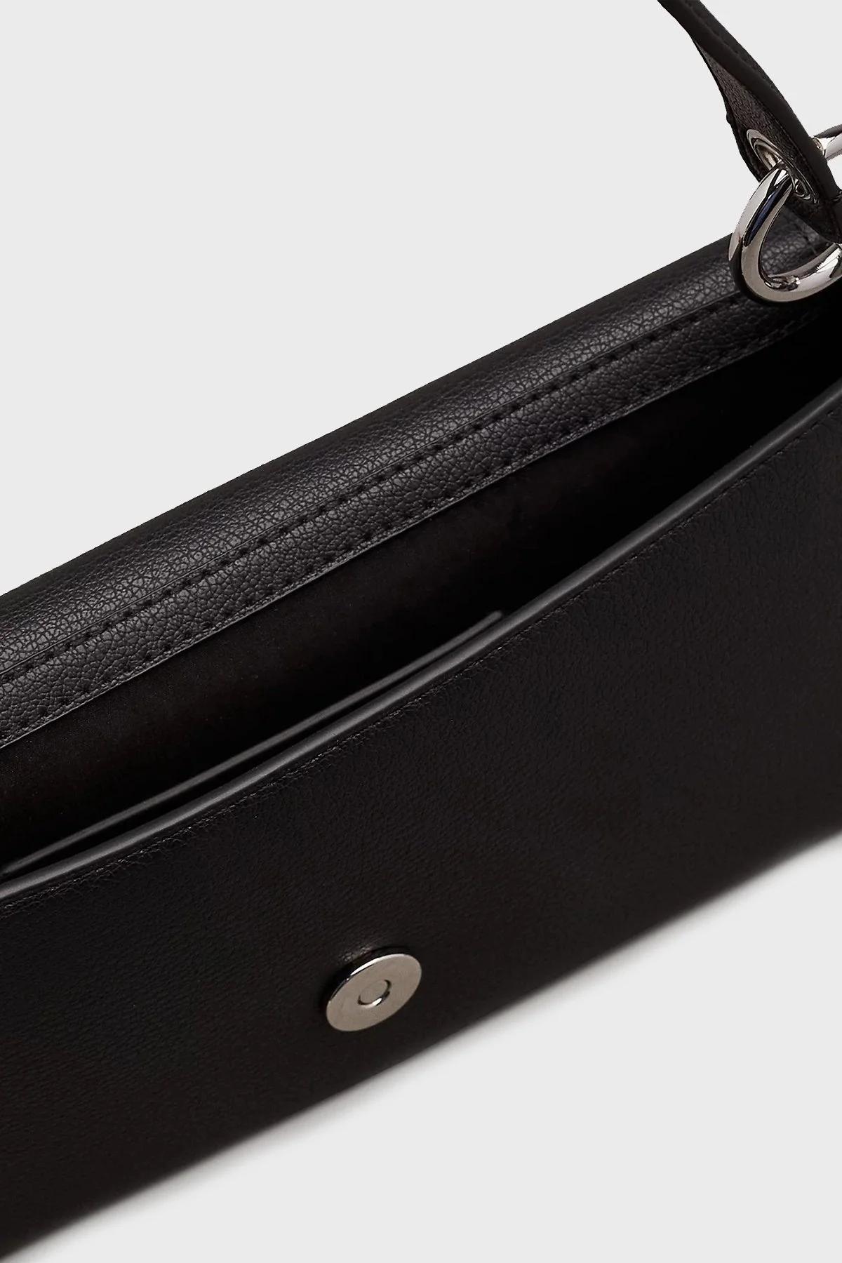 Calvin Klein Logolu Çıkarılabilir Askılı K60K613048BEH Bayan Çanta K60K613048 BEH SİYAH - 5