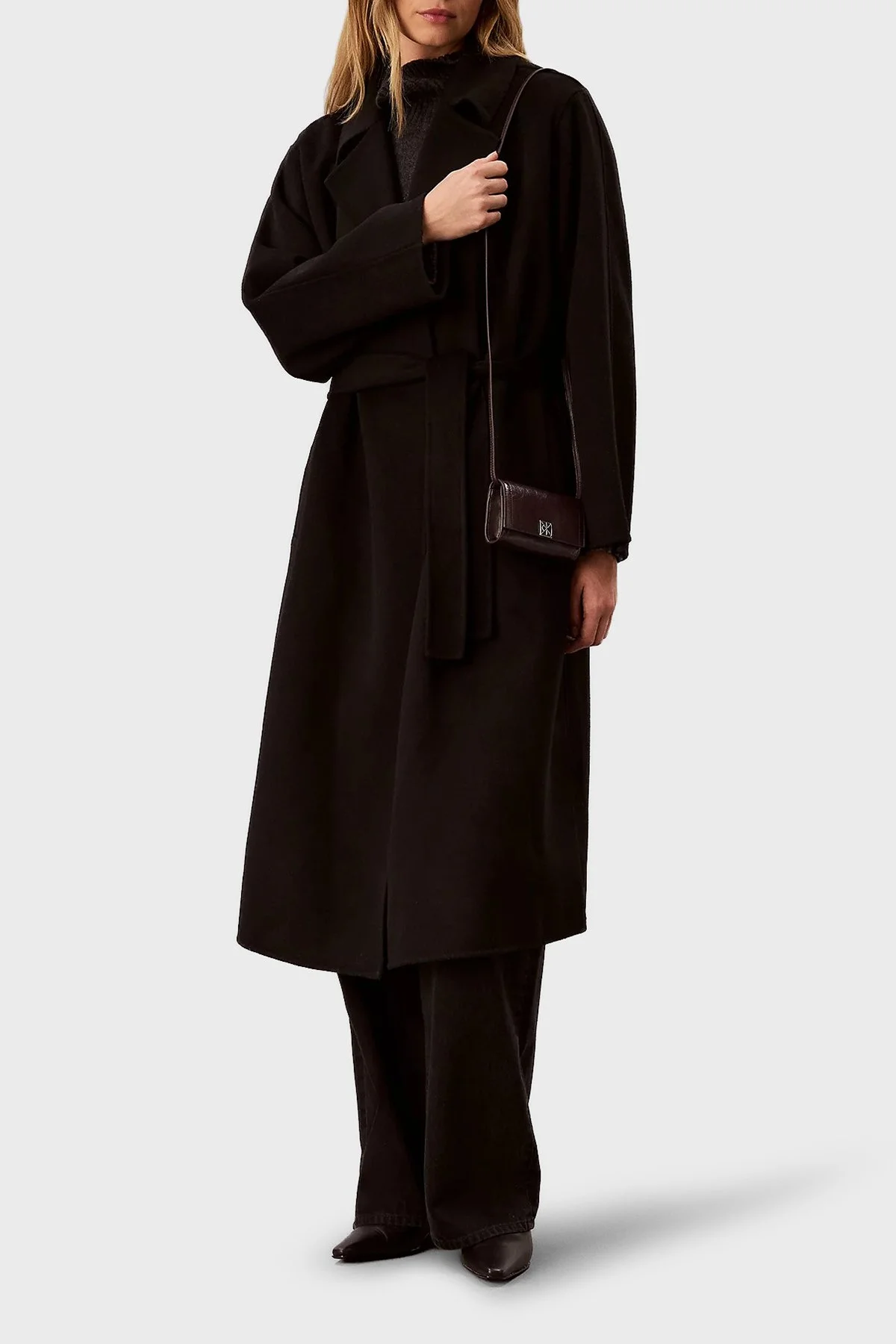 Calvin Klein Logolu Çıkarılabilir Askılı LV04F1218GBAP Kadın Cüzdan LV04F1218G BAP Bordo - 2