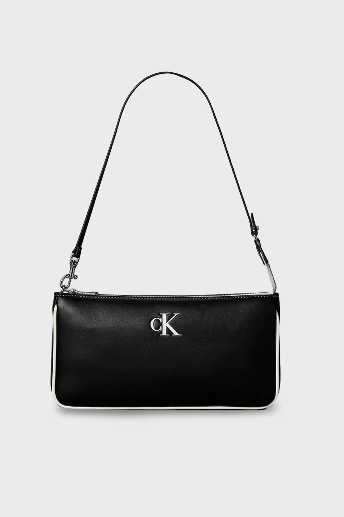 Calvin Klein Logolu Çıkarilabilir Askılı LV04F1220GUB1 Kadın Çanta LV04F1220G UB1 SİYAH - 1